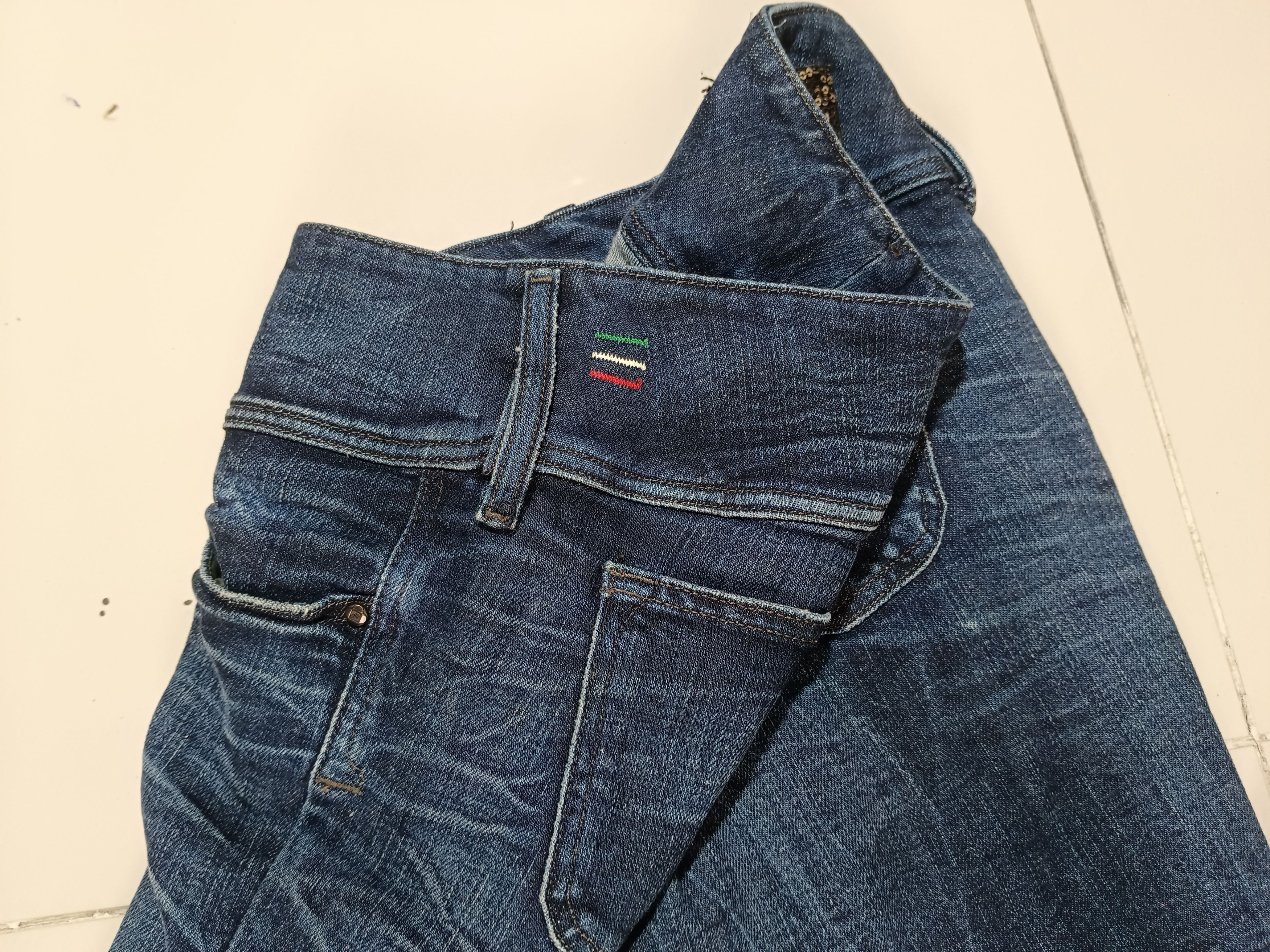 If Six Was Nine × Le Grande Bleu (L.G.B.) Vintage Flare Diesel Denim Jeans Size US 28 / EU 44 - 14 Thumbnail