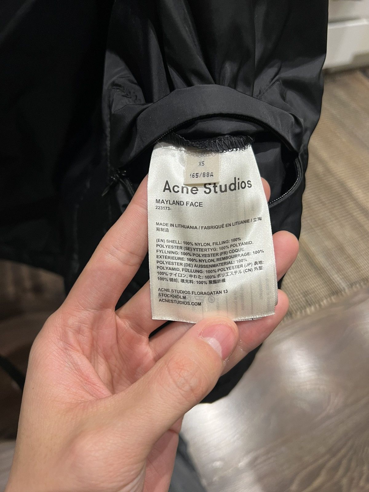 Acne Studios Acne Studios Mayland Face Hooded Jacket Size US XS / EU 42 / 0 - 9 Thumbnail