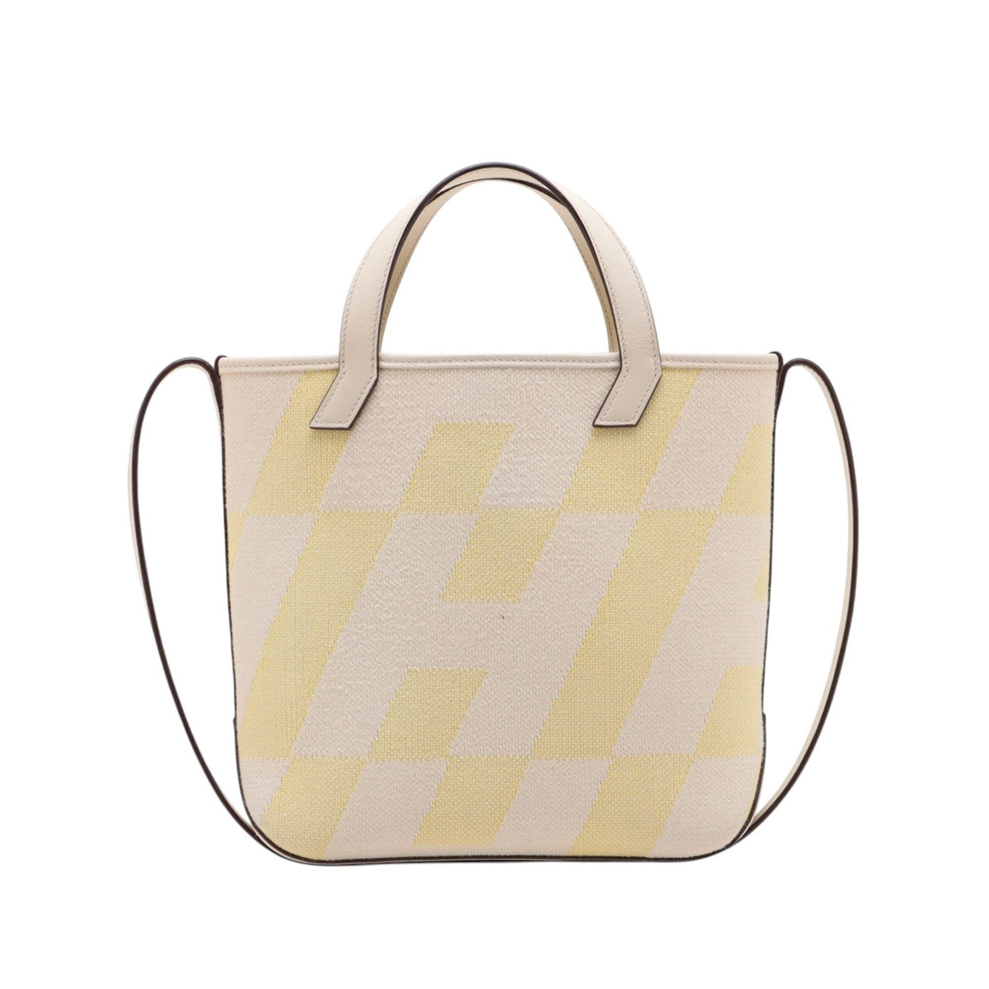 Hermes Toile and Swift Cabas H en Biais 27 Size ONE SIZE - 1 Thumbnail