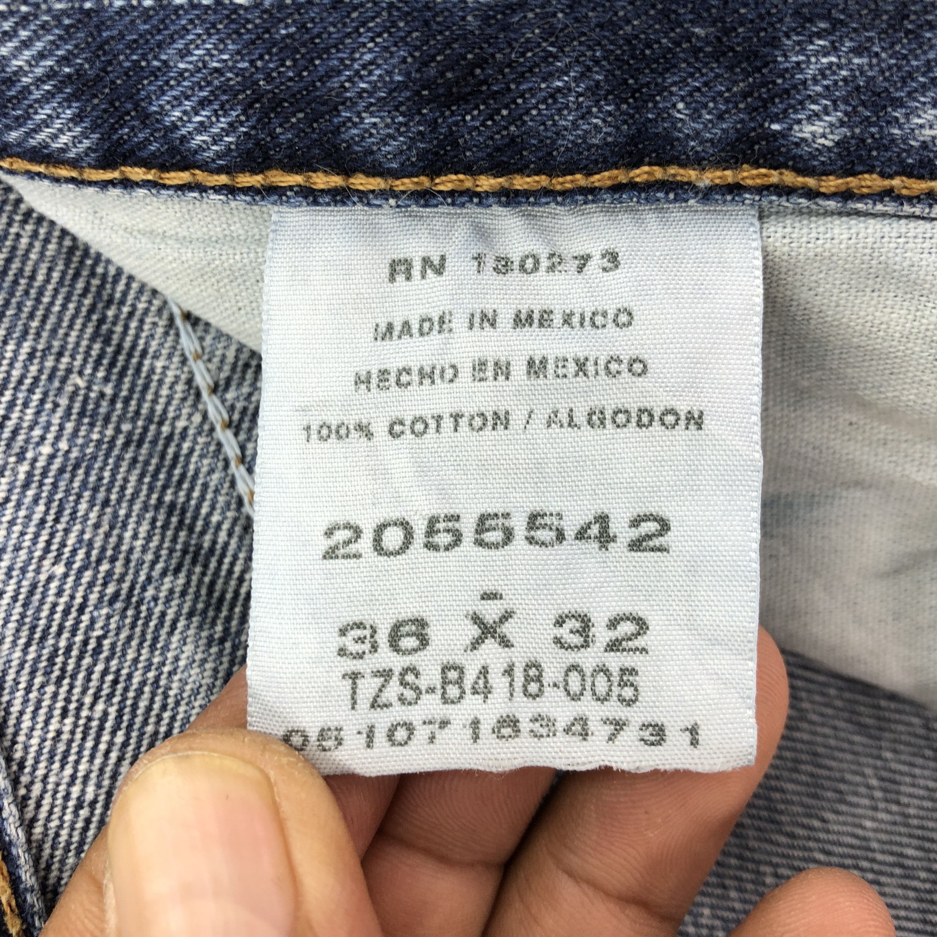 Wrangler Vintage Y2K Wrangler Faded Jeans Dirty Stone Wash Denim Pant Size US 34 / EU 50 - 7 Thumbnail