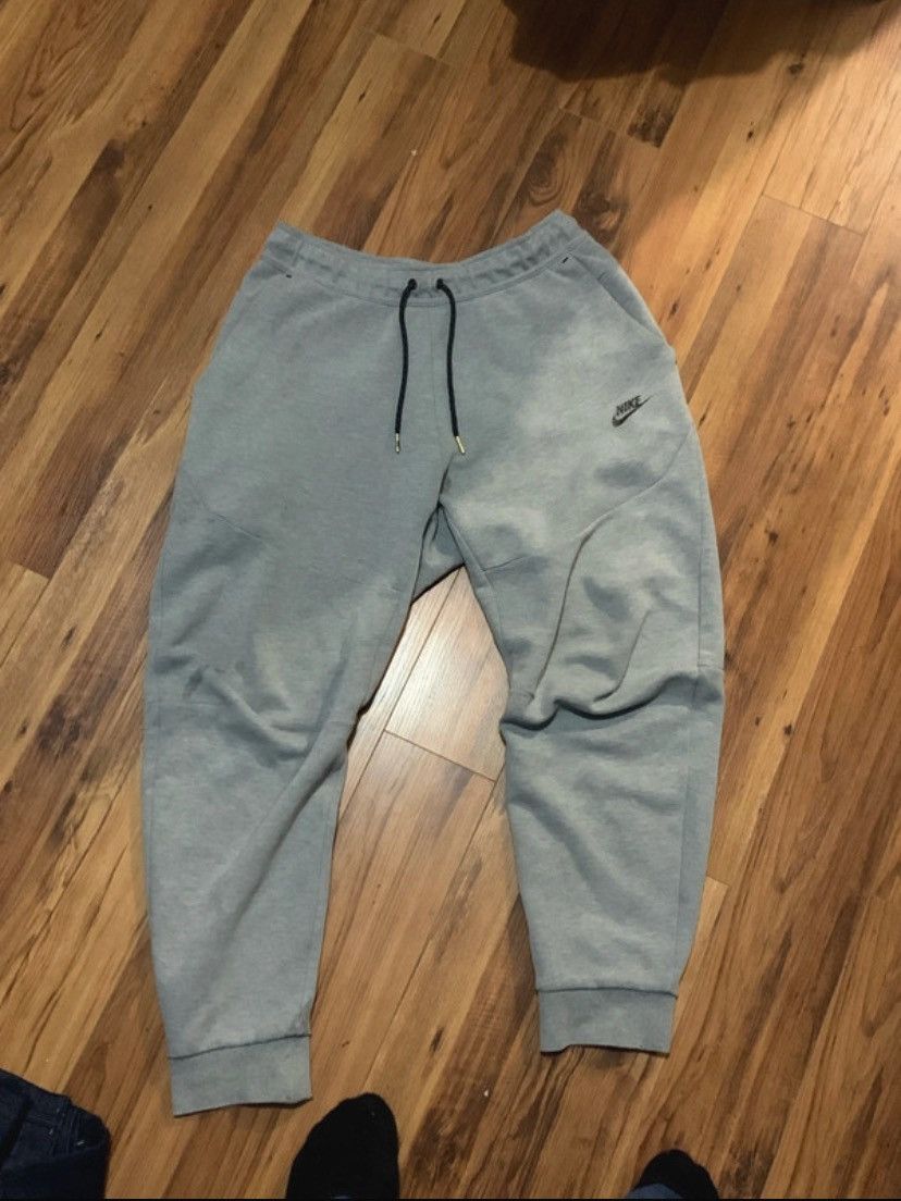 Nike Grey tech fleece trackies Size US 32 / EU 48 - 1 Thumbnail