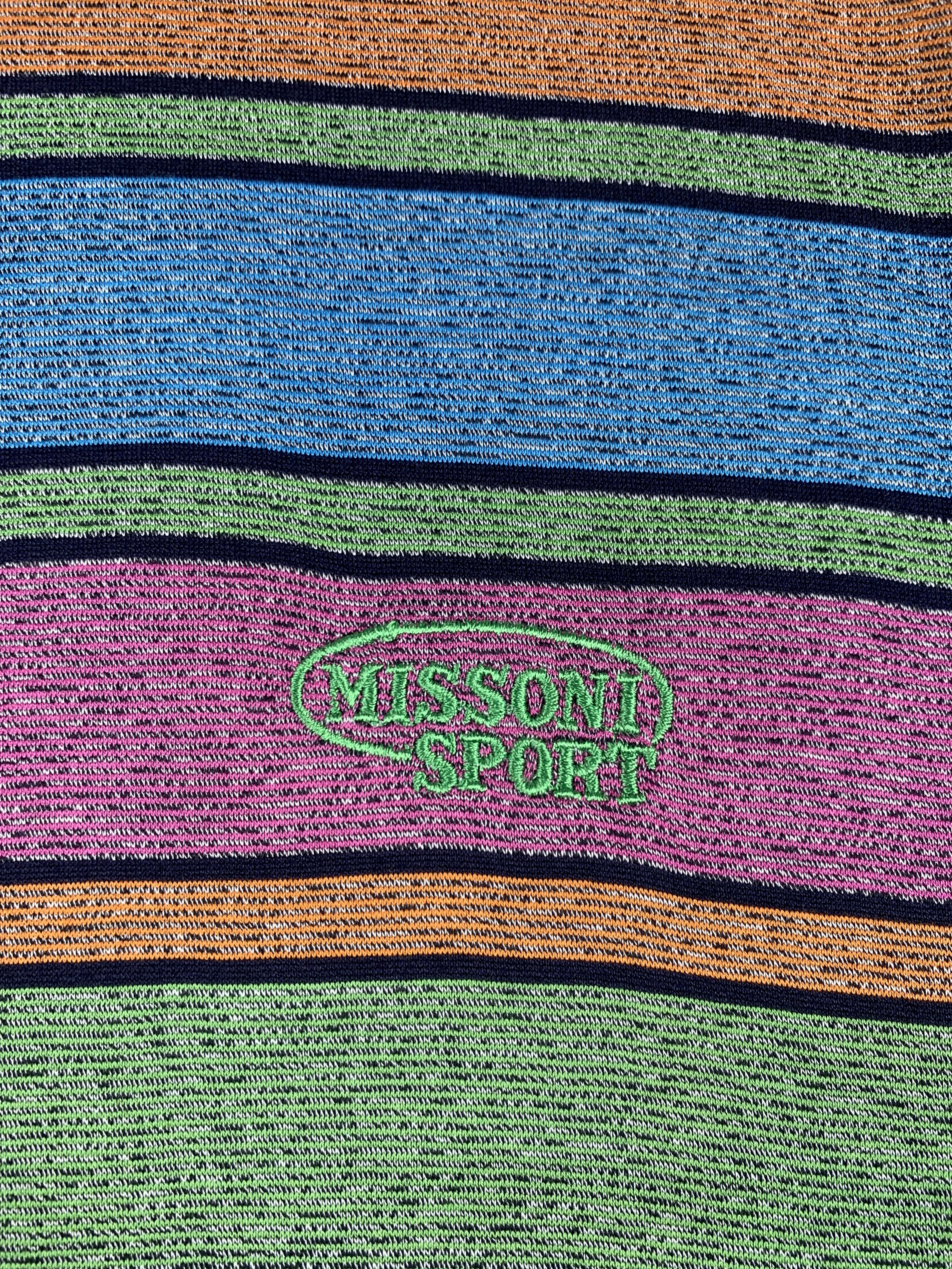 Missoni 2000s Missoni Sport Multicolor Stripes Tee (M) Size US M / EU 48-50 / 2 - 3 Thumbnail