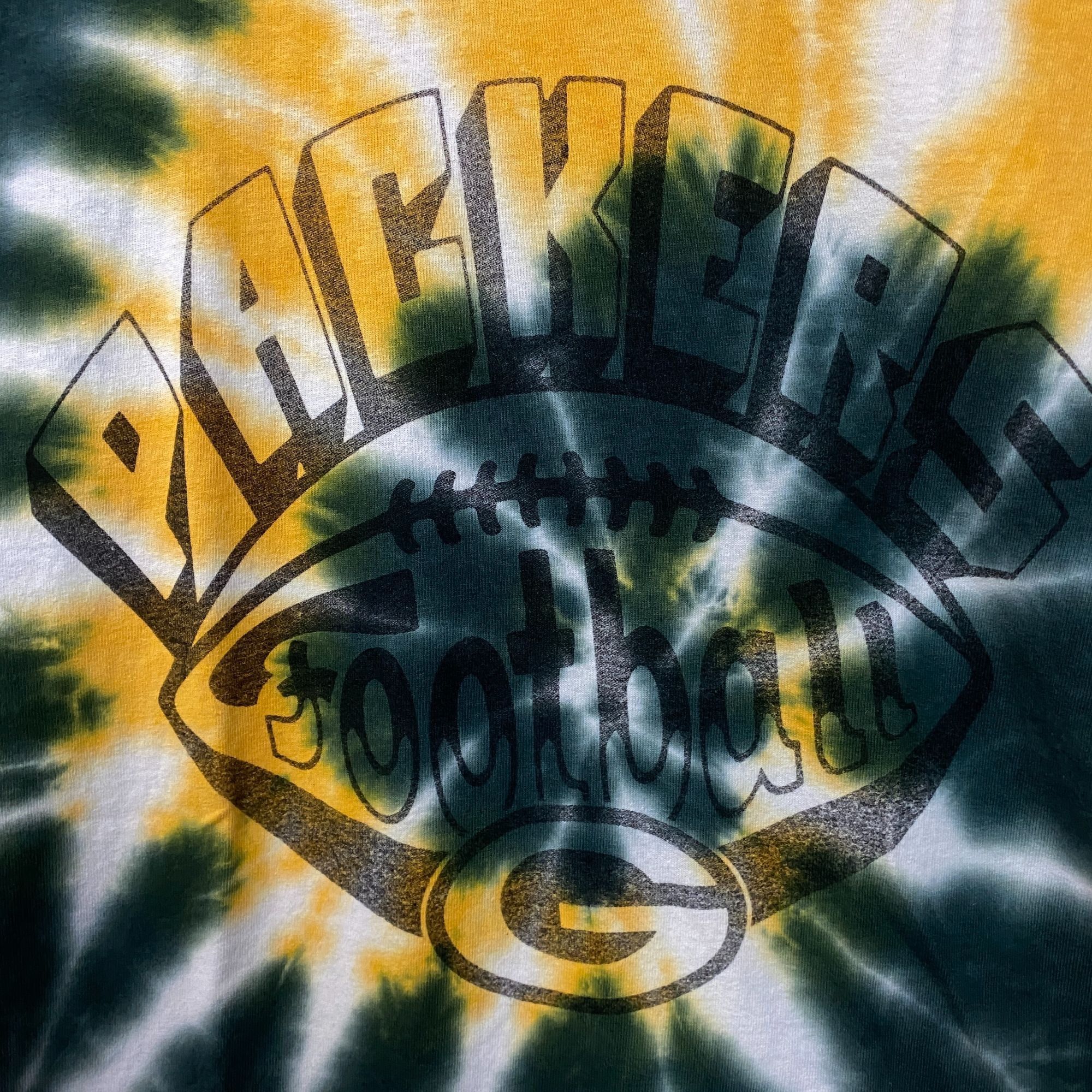 NFL Junk Food Clothing NFL Green Bay Packers Football Tie Dye T- Size US M / EU 48-50 / 2 - 2 Thumbnail