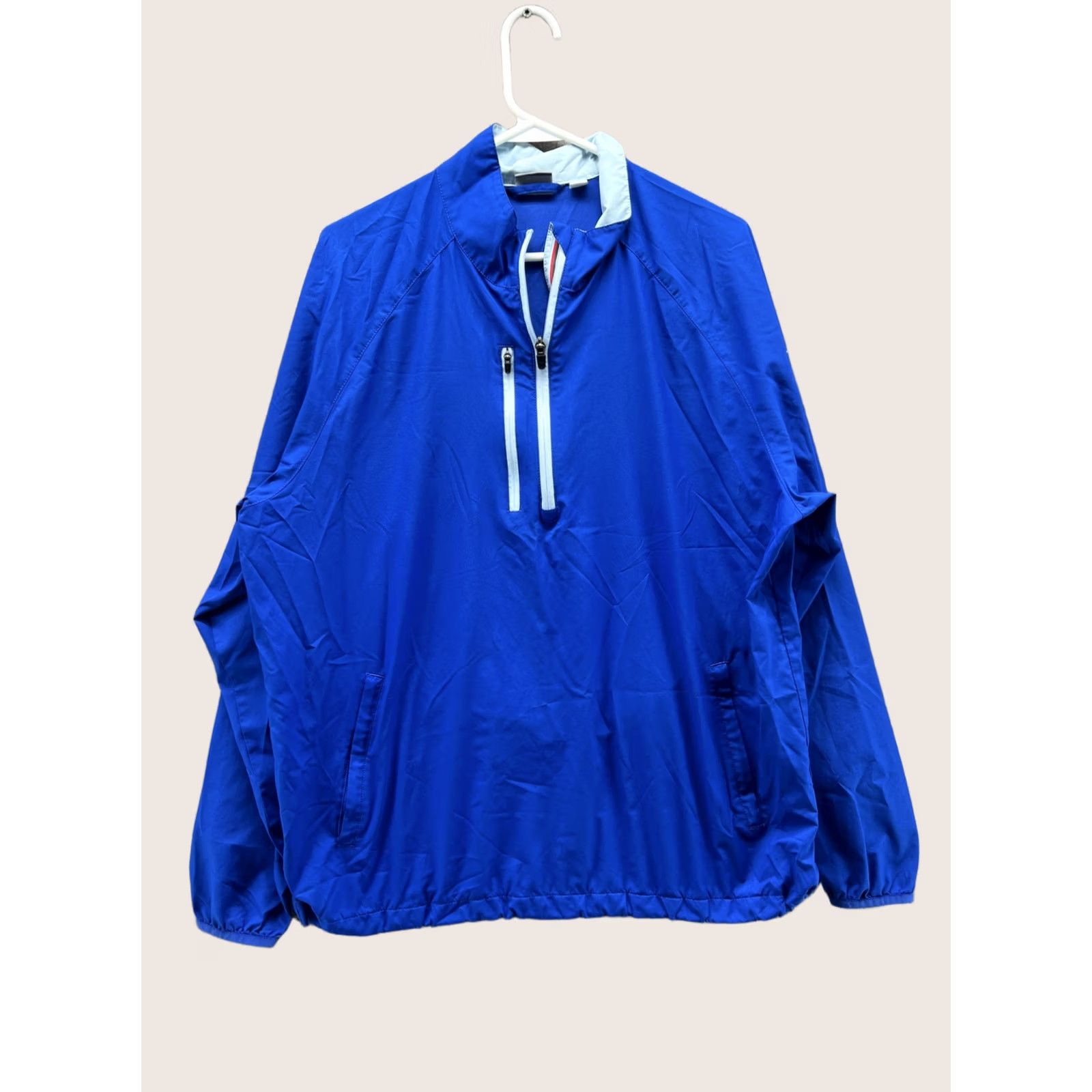 Puma Puma Jacket Mens Large Blue 1/4 Zip Windbreaker Pullover Lightweight Athletic Spring Casual Activewear Mens L Blue Size US L / EU 52-54 / 3 - 1 Thumbnail