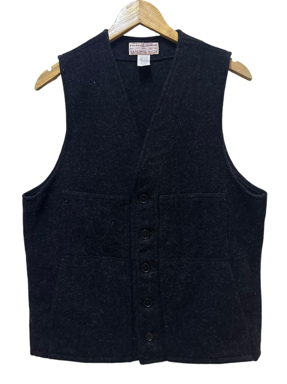 Filson × Garment Reproduction of Workers × Vintage Archive Vintage Filson Garment Multi Pockets Cowboy Vests Size US S / EU 44-46 / 1 - 1 Thumbnail