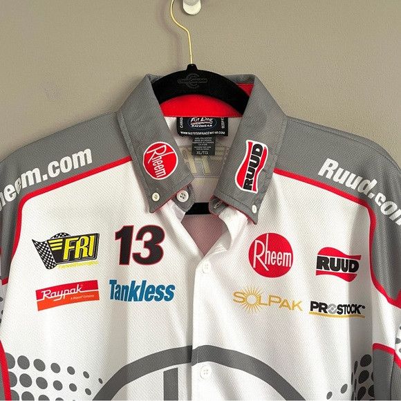 Vintage Vintage NASCAR Rheem Pit Crew Short Sleeve Shirt - XL 🇨🇦 Size US XL / EU 56 / 4 - 3 Thumbnail