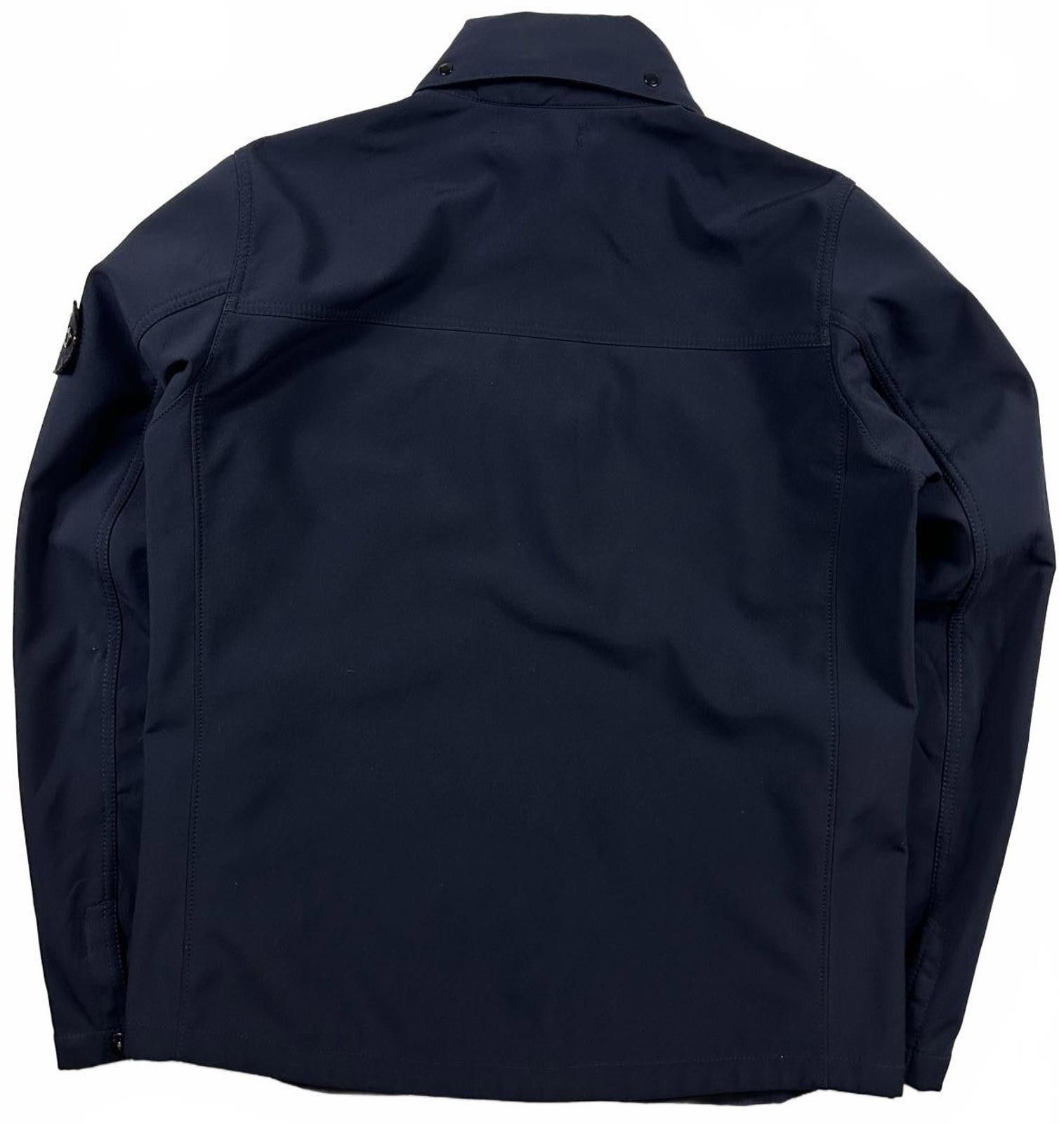 Stone Island Stone Island Soft Shell R Zip Up Jacket Navy Blue Medium Size US M / EU 48-50 / 2 - 6 Thumbnail