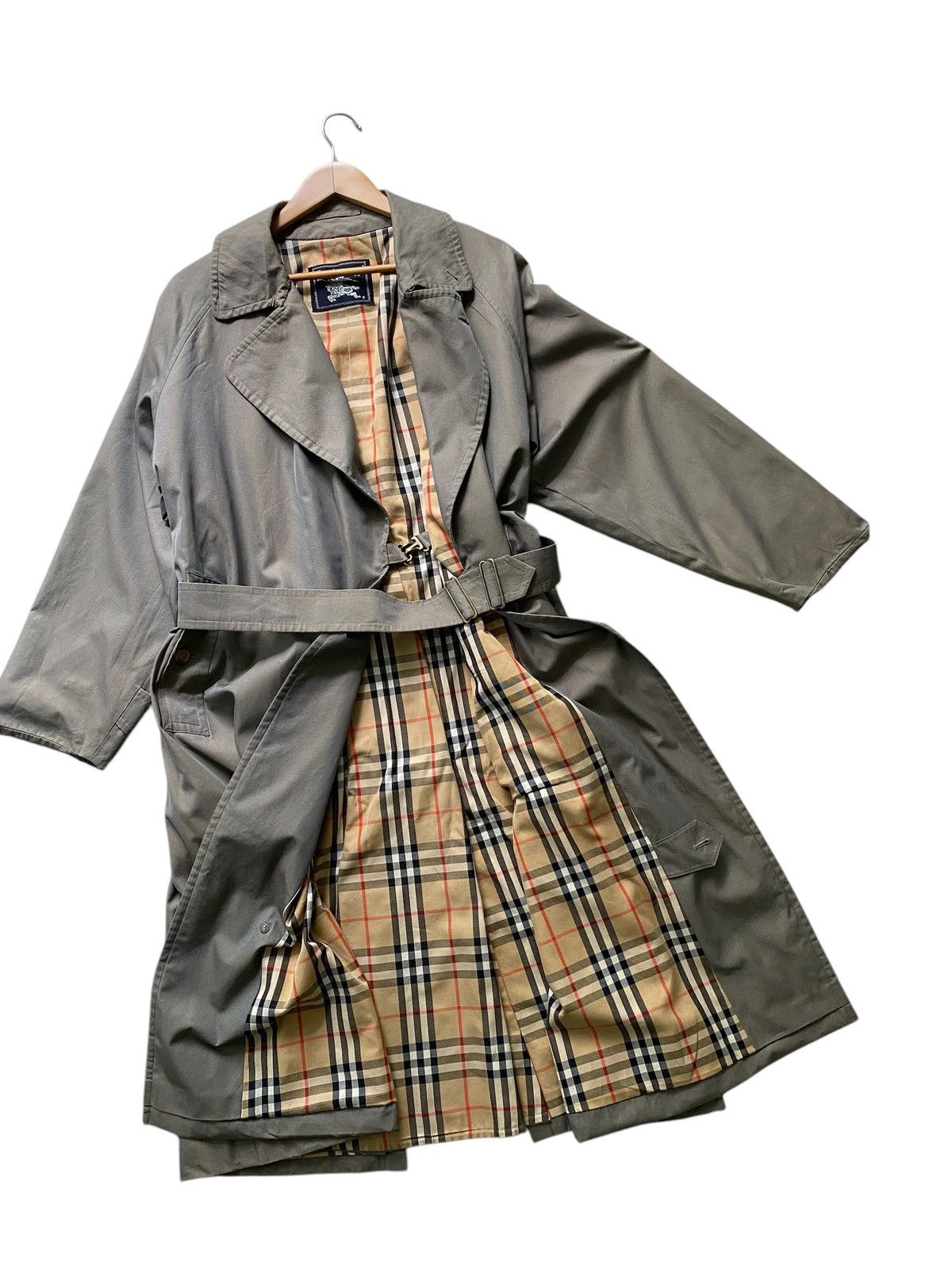 Burberry × Burberry Prorsum × Vintage Vintage BURBERRY TRENCH COAT double linning check plaid Size US L / EU 52-54 / 3 - 8 Thumbnail