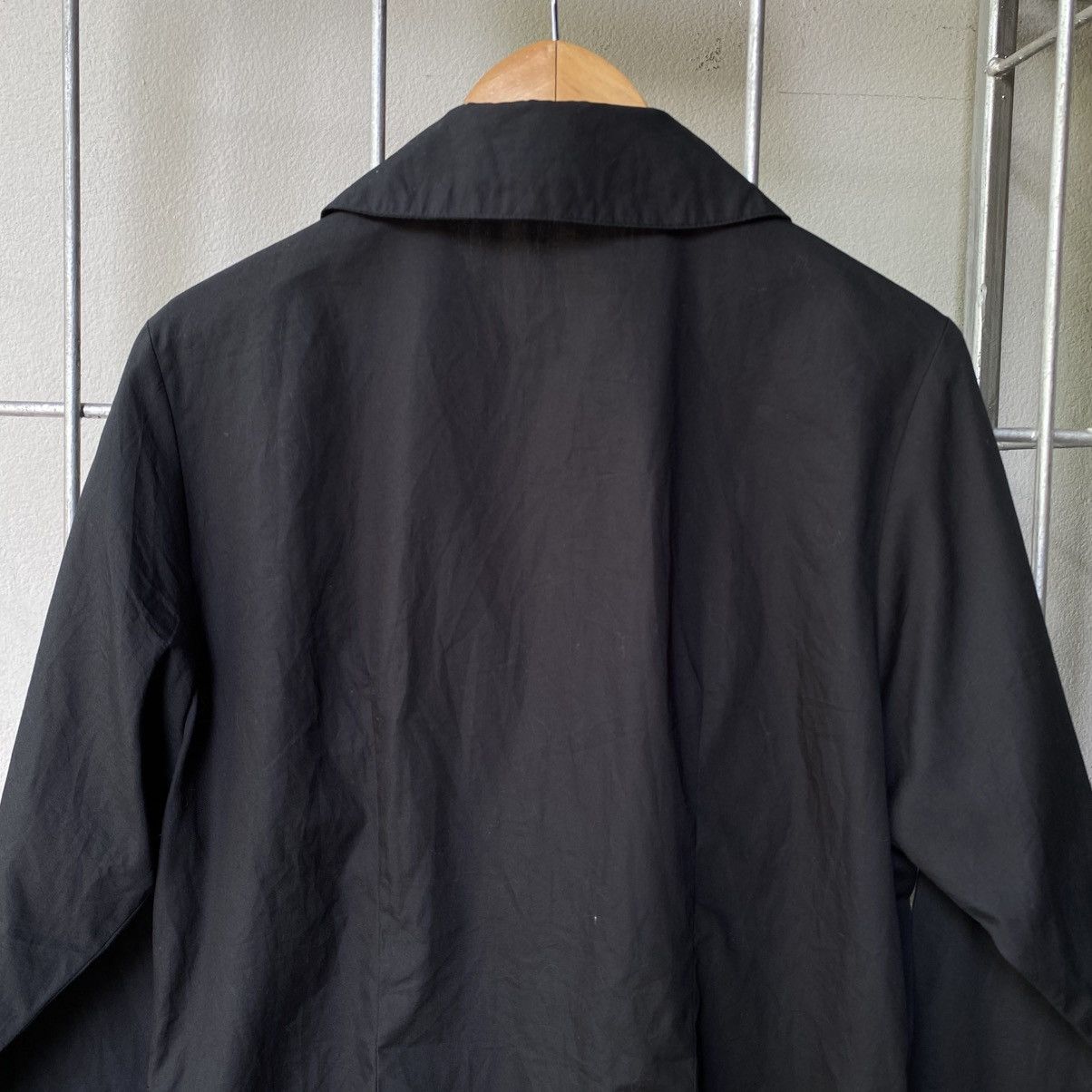 Japanese Brand × Seditionaries PEACE NOW Y2K Punk Fitted Black Ruffle Trim Blouse Size M / US 6-8 / IT 42-44 - 12 Thumbnail