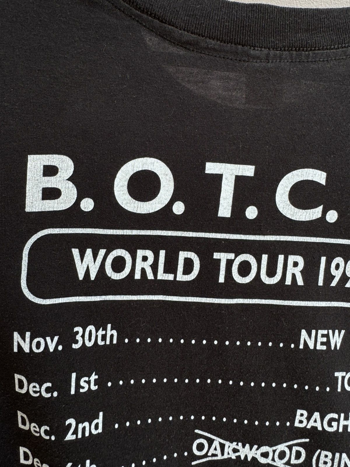 Band Tees Botch 1990 World Tour 90s Vintage T Shirt Tee Band Tees Rock Size US M / EU 48-50 / 2 - 13 Thumbnail