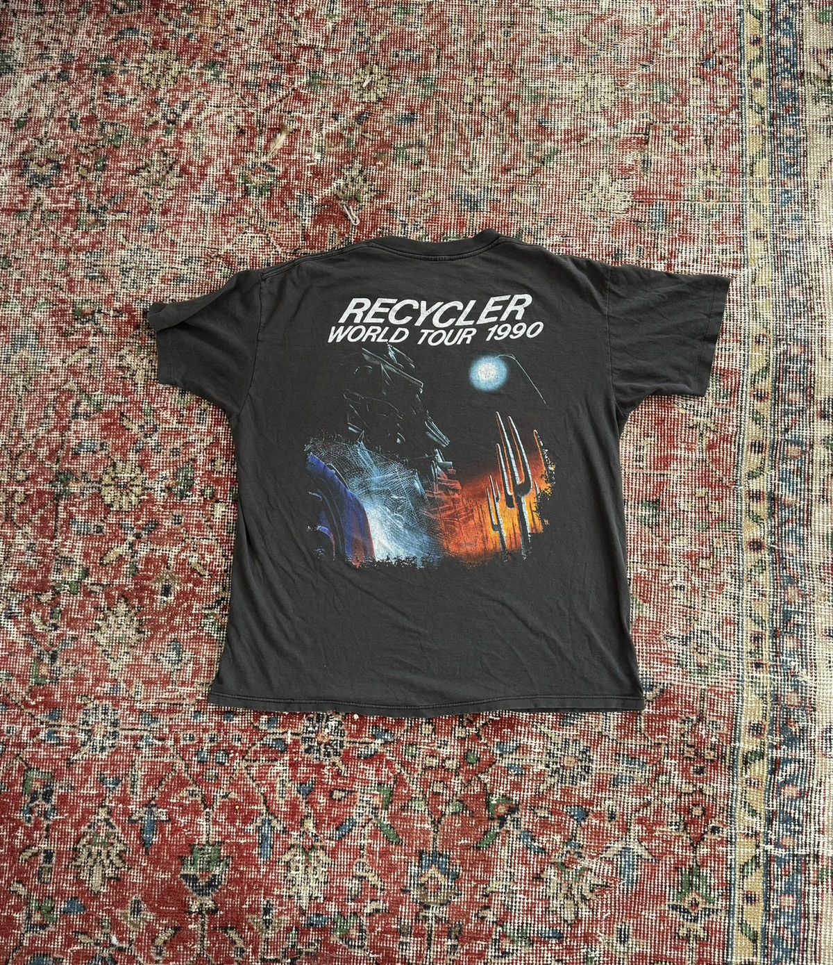 Vintage ZZ Top Recycler 1990 Tour Tee Shirt Size US M / EU 48-50 / 2 - 1 Thumbnail