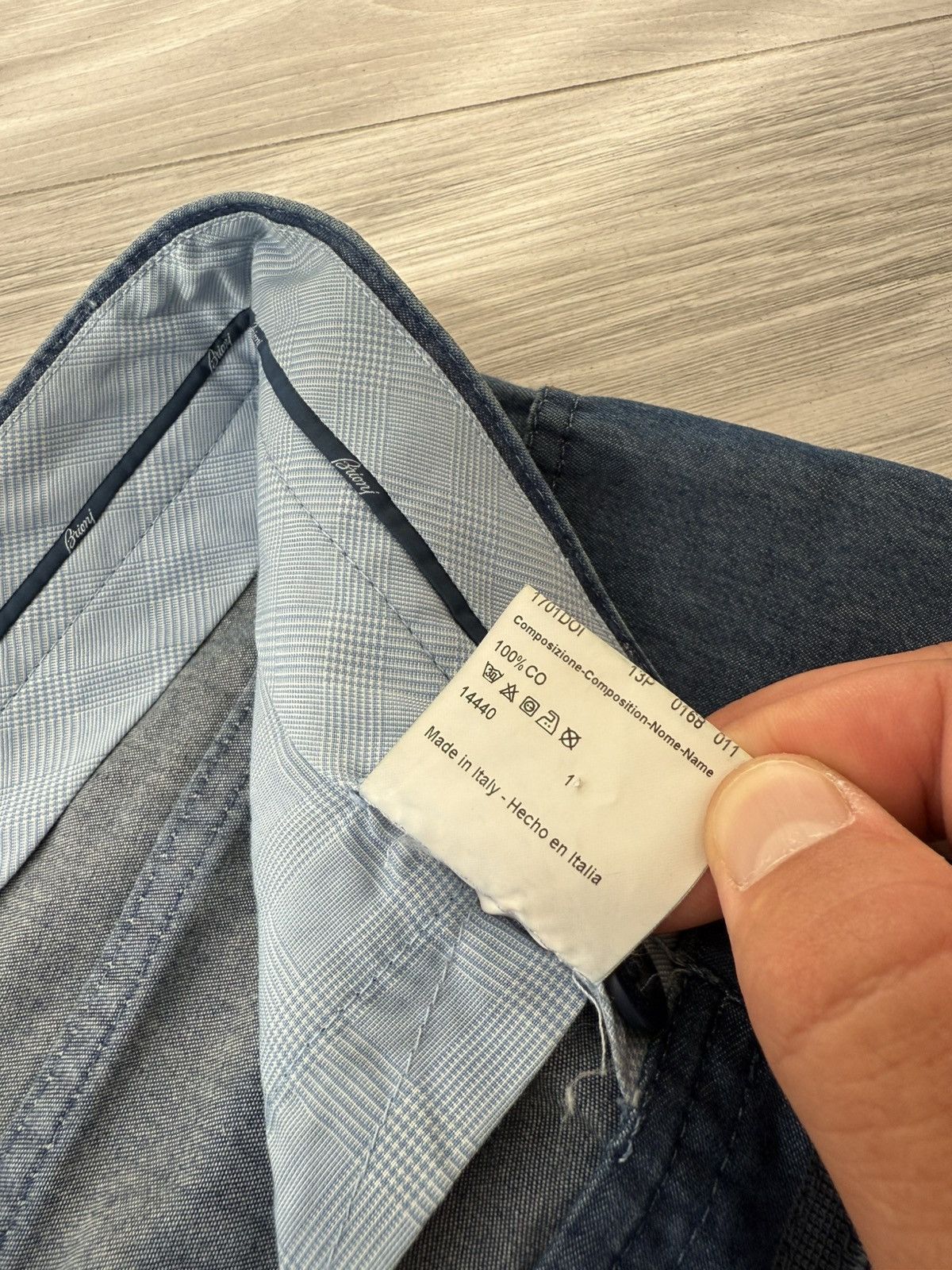 Brioni Brioni Denim Marmolada Washed Cotton Straight Luxury Jeans Size US 30 / EU 46 - 9 Thumbnail