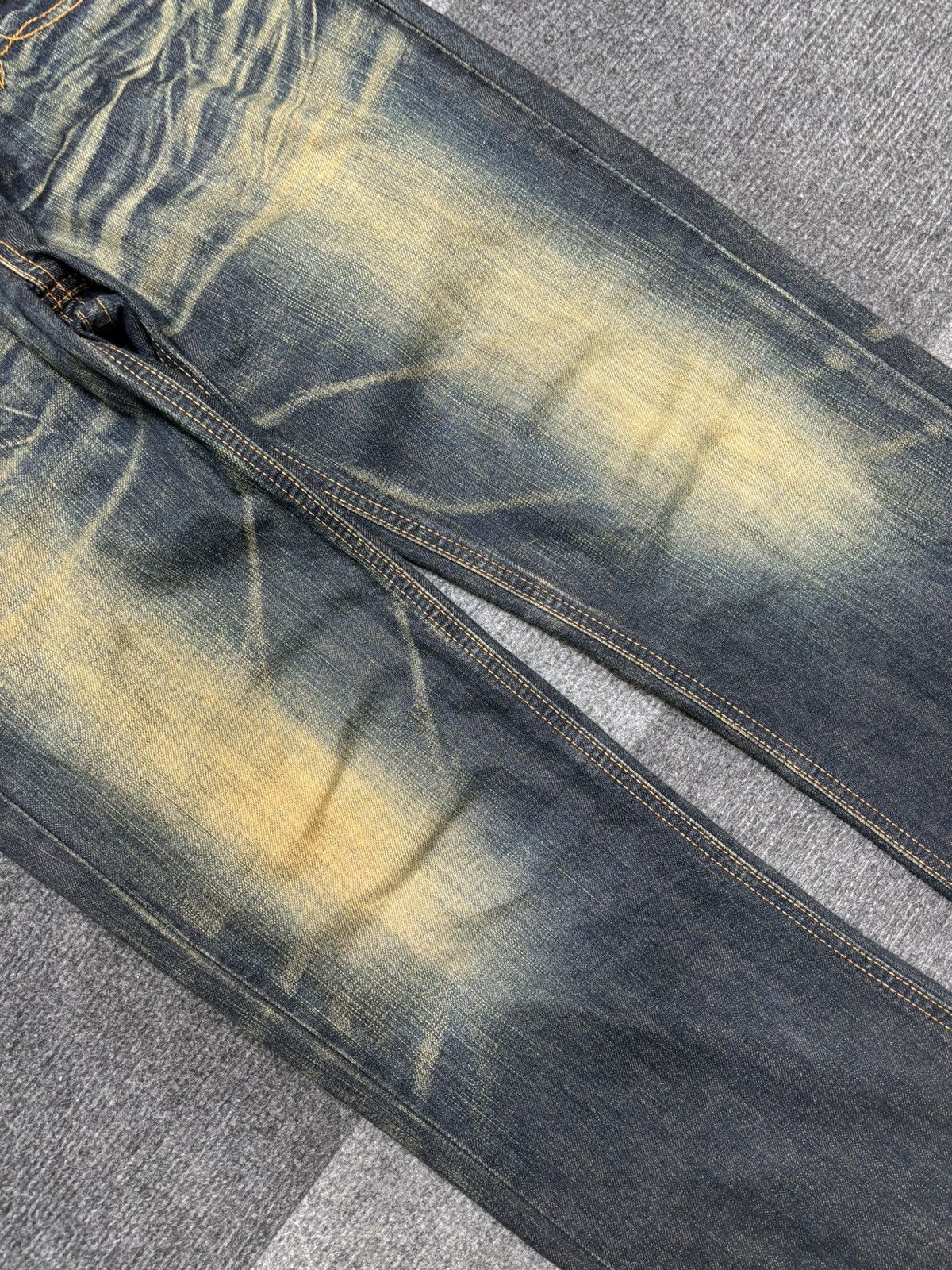 Edwin 💥90s Style💥Rare Insane Edwin 421 Rusty Fades Denim F462 Size US 31 - 11 Thumbnail