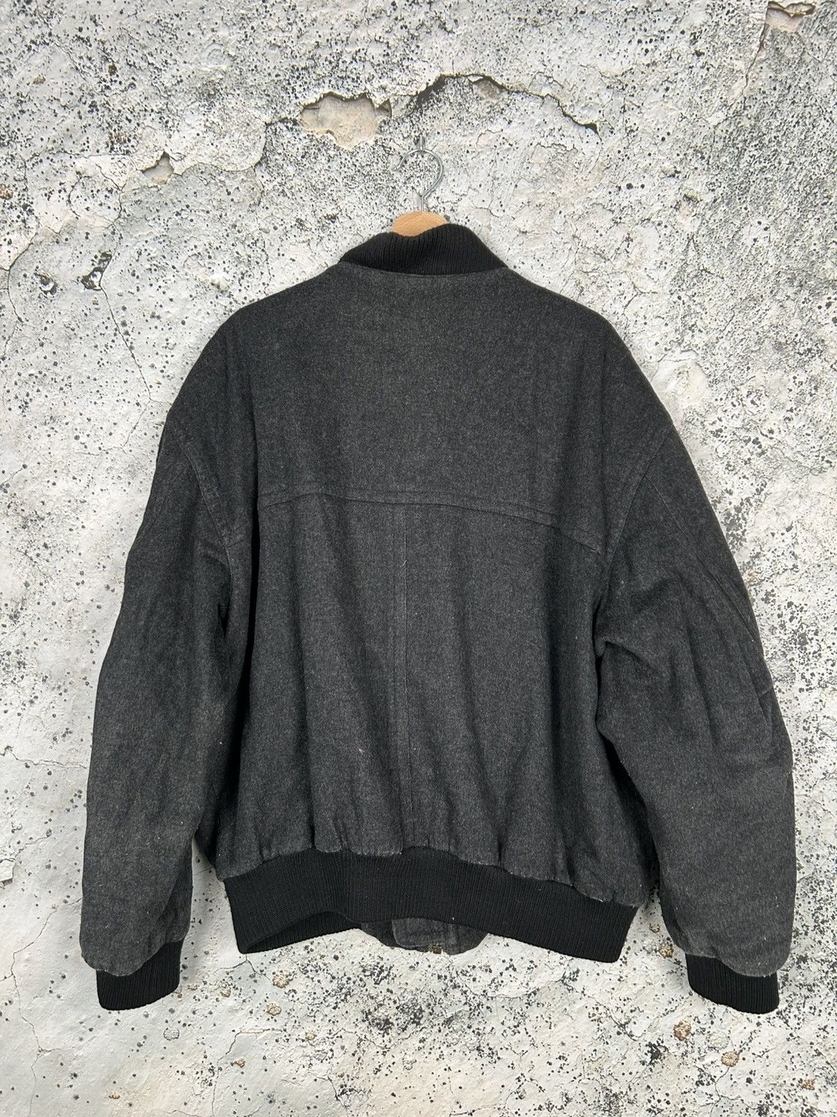 Aquascutum Acquascutum Cashmere and Wool Bomber Jacket Avant Garde 90s Size US XL / EU 56 / 4 - 6 Thumbnail