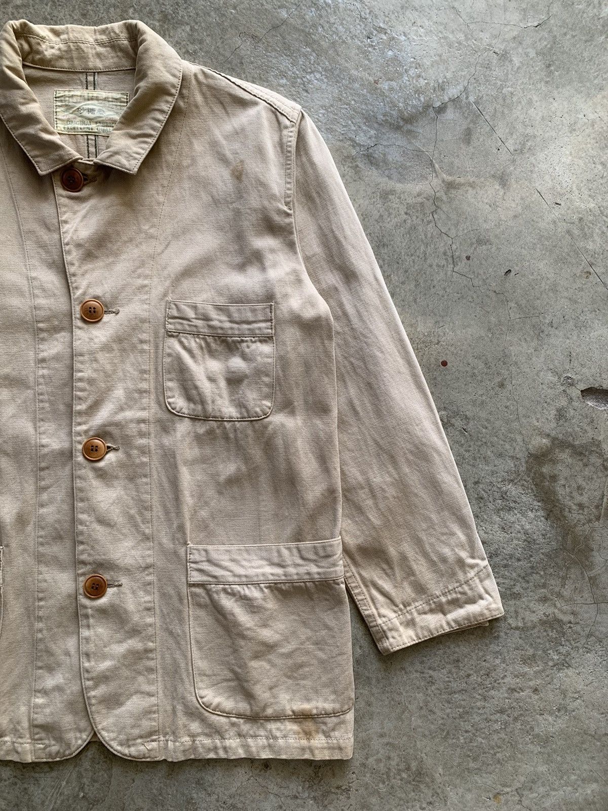 Sugar Cane × Toyo Enterprises Sugarcane by Toyo Enterprise French Workwear Design Jacket Size US M / EU 48-50 / 2 - 4 Thumbnail