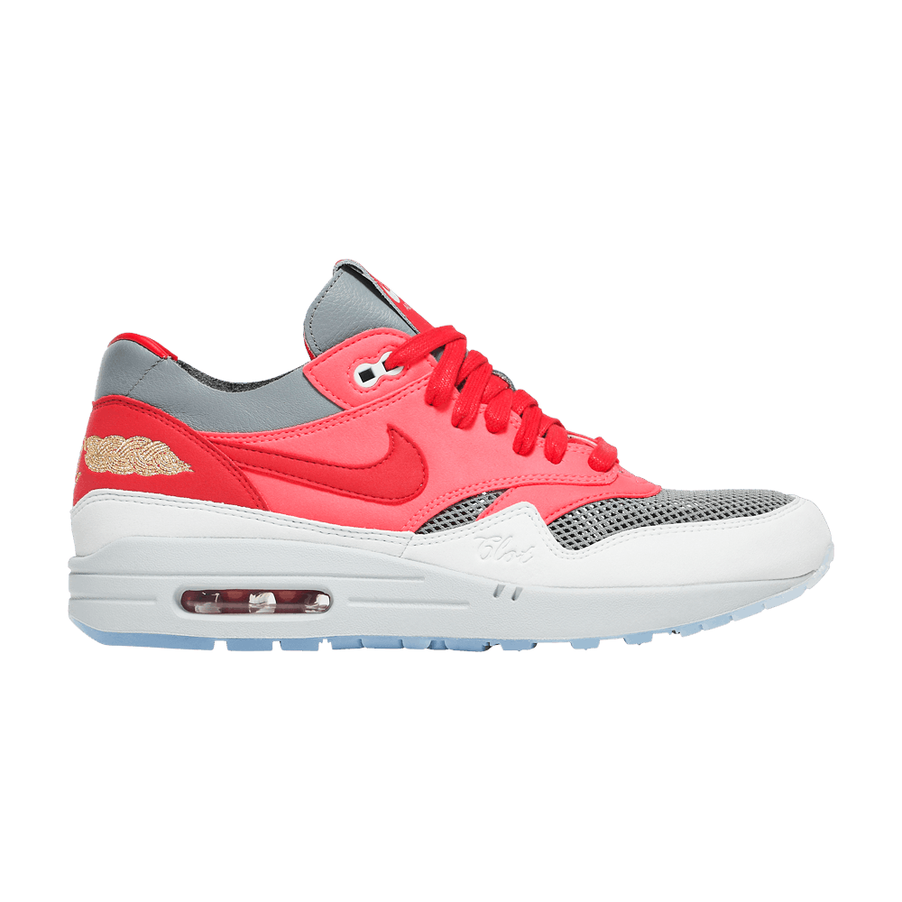image of Clot X Air Max 1 Kiss Of Death - Solar Red Shoes, Men's (Size 10)