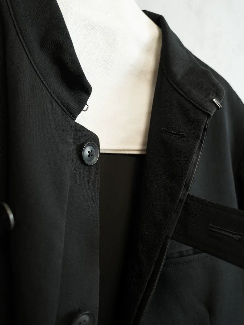 Yohji Yamamoto Yohji Yamamoto18AW hidden-button stand-up collar fleece jac Size US M / EU 48-50 / 2 - 4 Thumbnail
