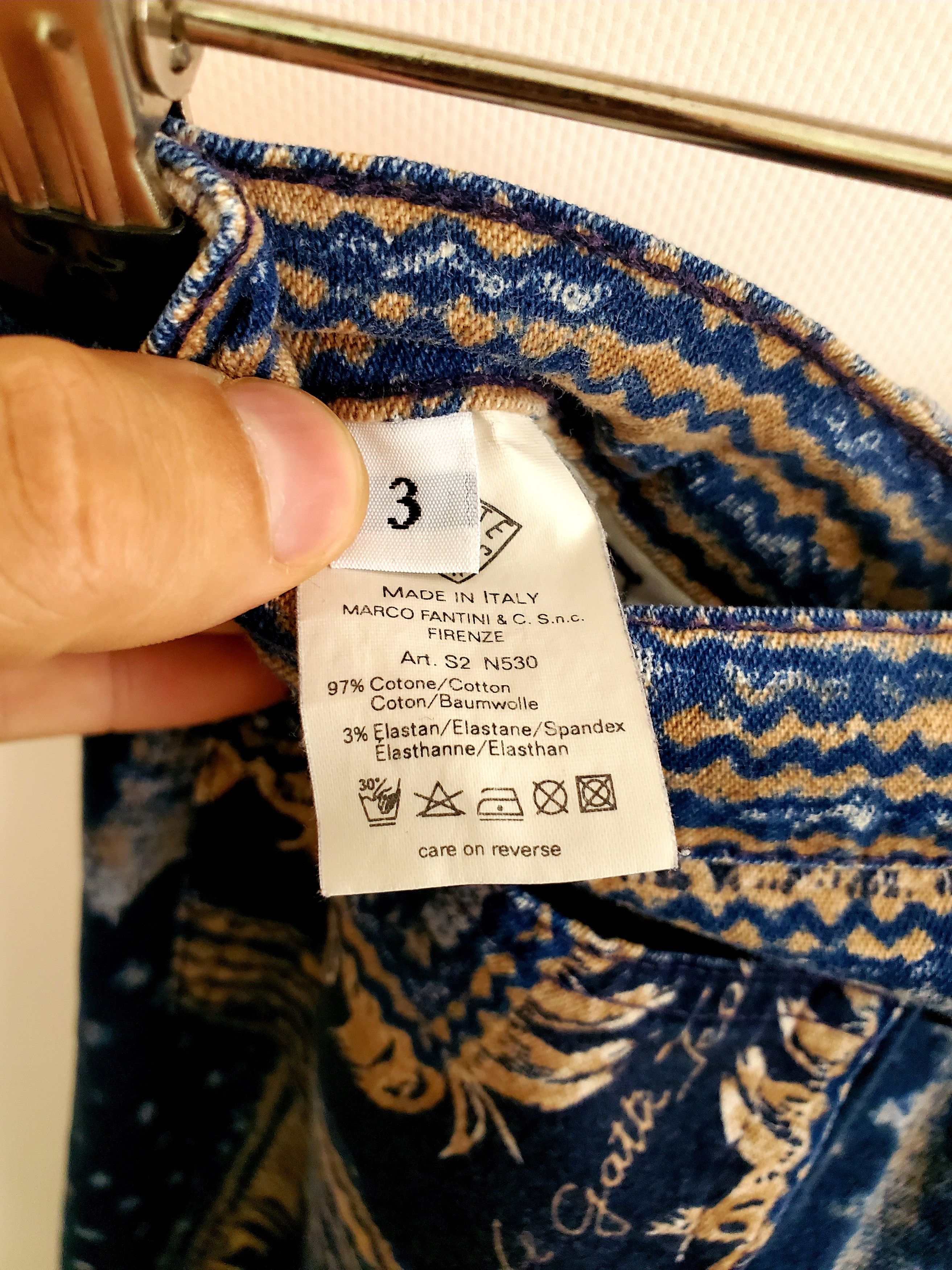 Japanese Brand × Vintage Legatte 90s Y2K Flare Jeans with Spiritual Patchs Size 28" / US 6 / IT 42 - 9 Thumbnail