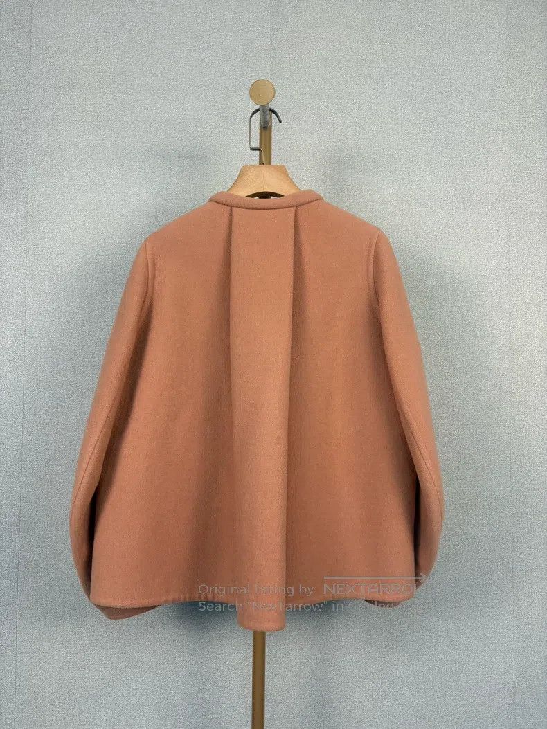 Hermes Hermes Coral Pink Cashmere Jacket Size XS / US 0-2 / IT 36-38 - 2 Thumbnail