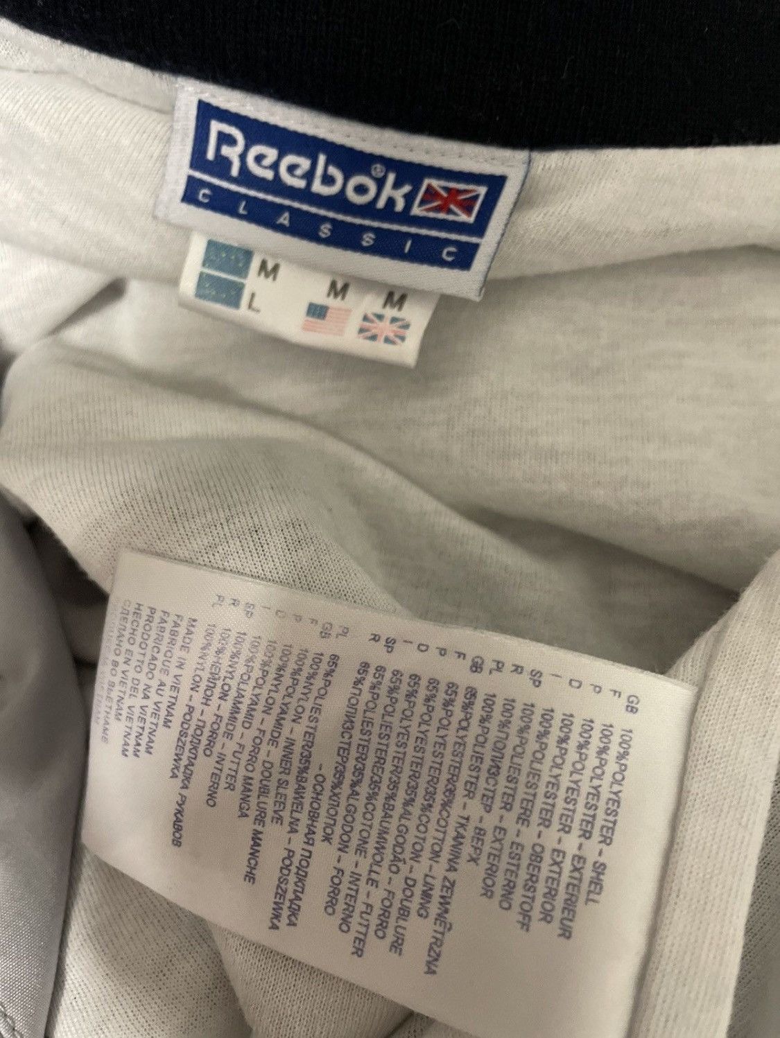 Reebok × Vintage Reebok VintageY2K Nylon Jacket Size US M / EU 48-50 / 2 - 5 Thumbnail