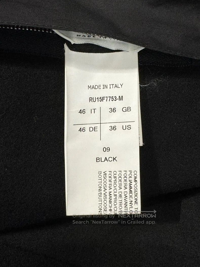 Rick Owens Rick Owens Blazer Suit in Black Wool. Size US M / EU 48-50 / 2 - 3 Thumbnail