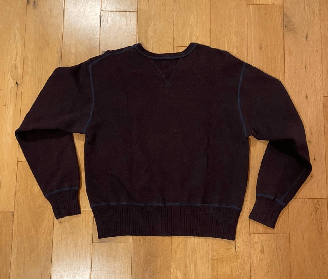 Full Count & Co. Fullcount 3741 Loopwheel Sweatshirt Navy 40 Large Size US L / EU 52-54 / 3 - 2 Thumbnail