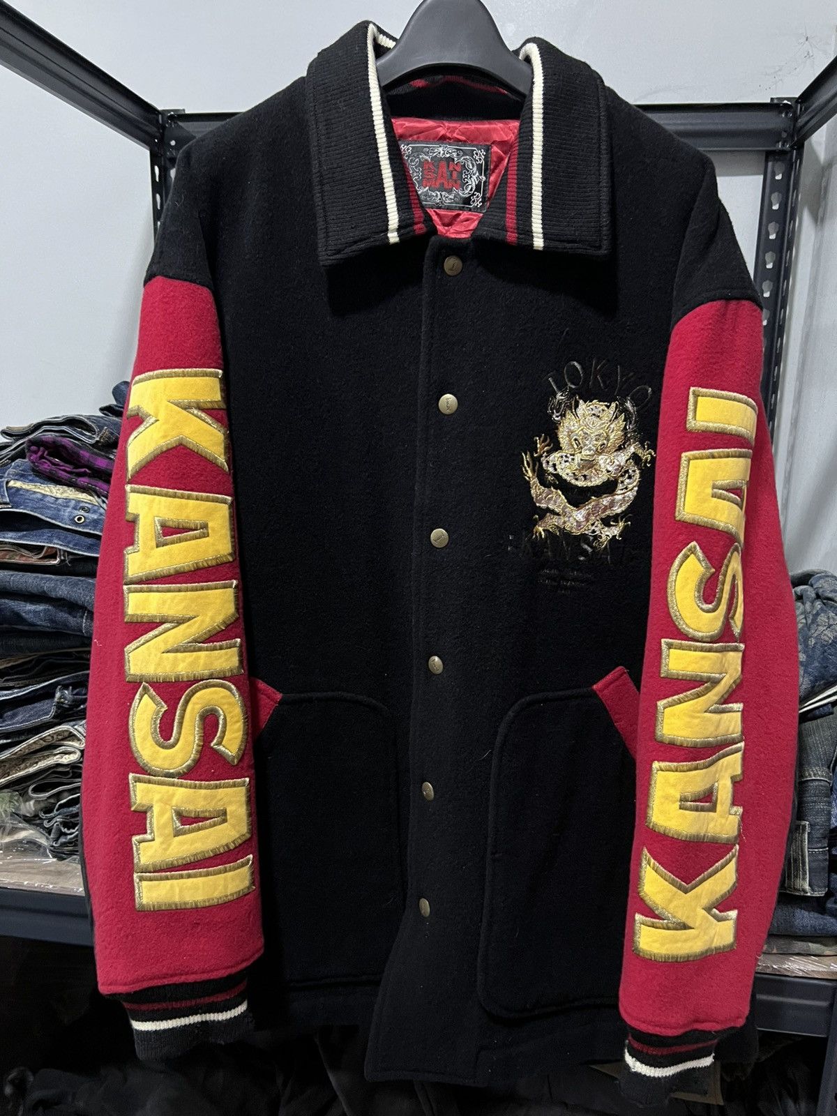 Kansai Yamamoto SUPER RARE kansai yamamoto varsity embroidered patch dragon Size US XL / EU 56 / 4 - 3 Thumbnail