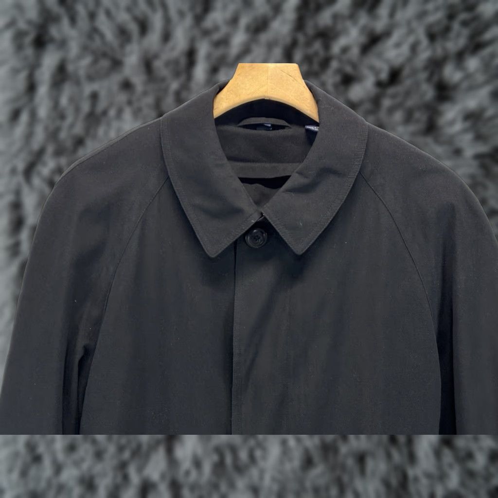 Stafford Stafford Trench Coat Men’s 38R Black Removable Lining Belt Long Coat Classic Career Department Men Style Trench Coat Size 38 Black Color Size US XXS / EU 40 - 1 Thumbnail