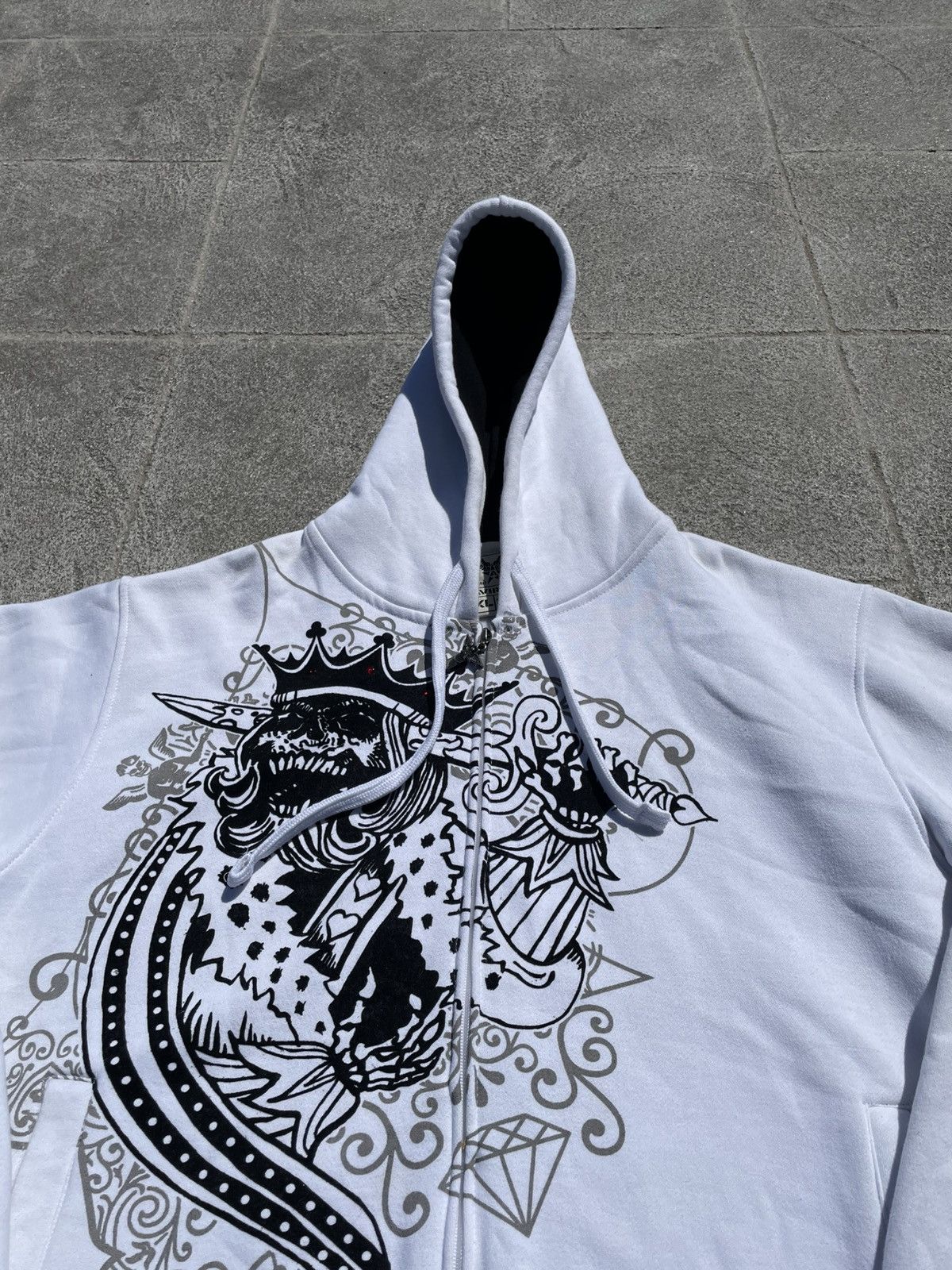 Avirex Vintage y2k Grunge Avirex White Hoodie Size US XL / EU 56 / 4 - 2 Thumbnail