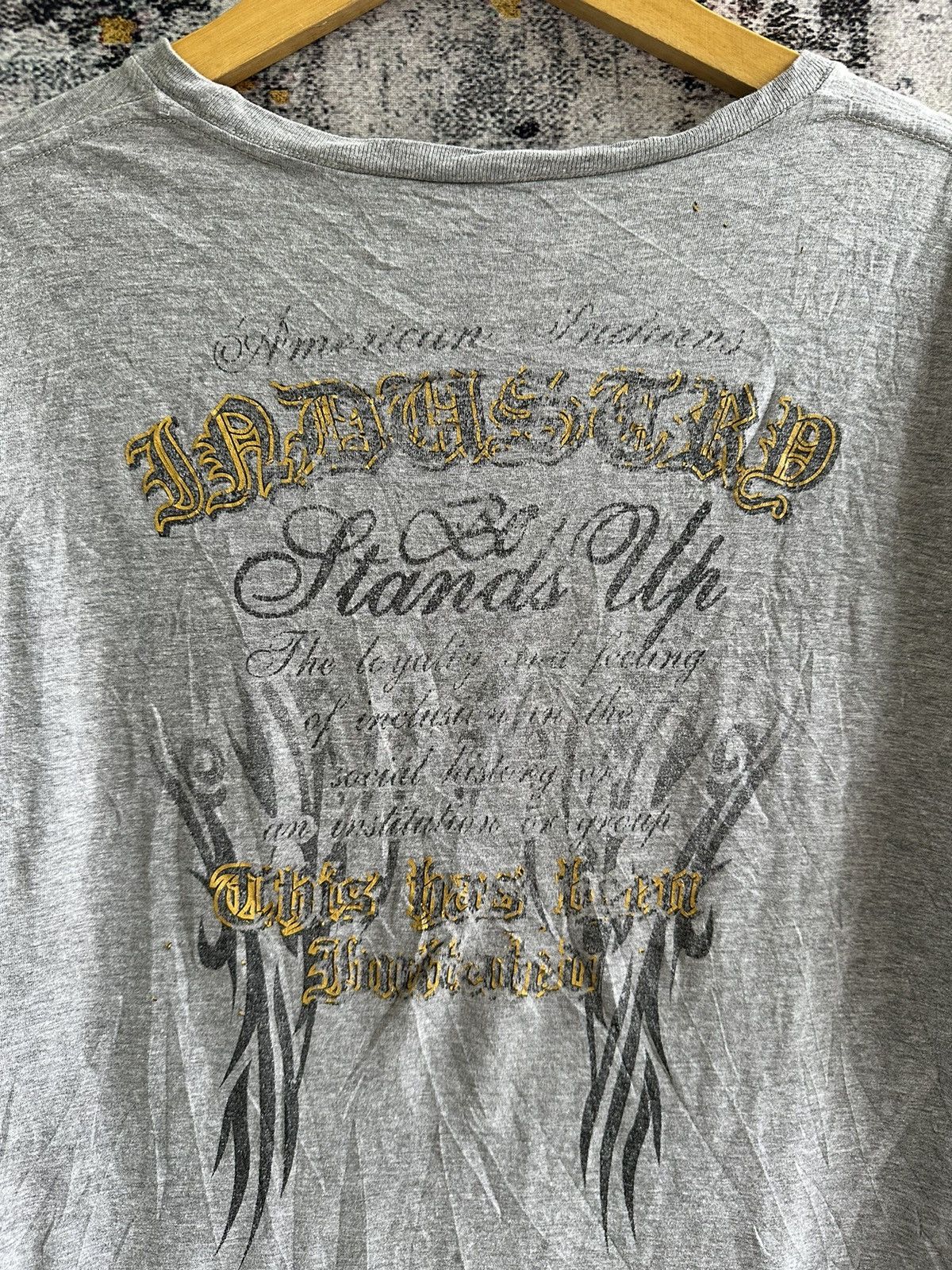 Hysteric Glamour CRAZY TRASHED POEM DISTRESSED IFSIXWASNINE PUNK STYLE Size US M / EU 48-50 / 2 - 5 Thumbnail