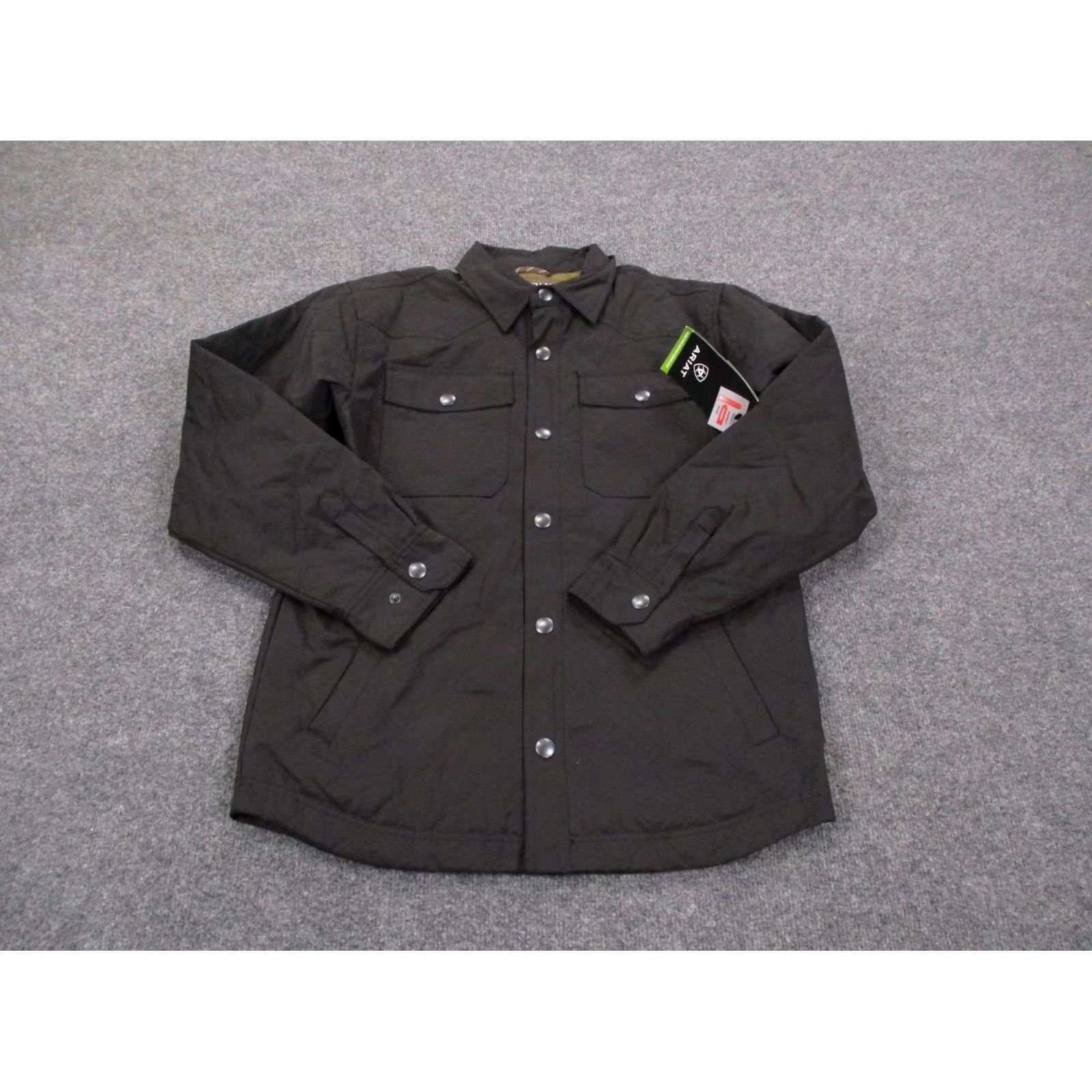 Ariat Ariat Jacket Mens S Grizzly Softshell OUTDOORS Hiking Camping NEW Windbreaker Lightweight Pockets Zipper Logo Gray Size US S / EU 44-46 / 1 - 2 Thumbnail