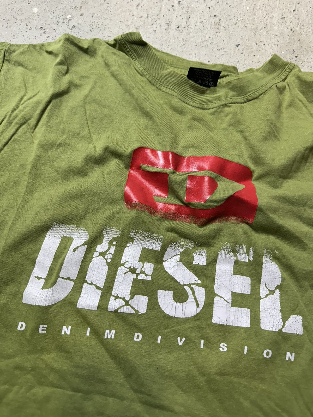 Japanese Brand × Vintage Vintage Y2K Diesel Style Punk Big Archive Logo T Shirt Size US L / EU 52-54 / 3 - 3 Thumbnail