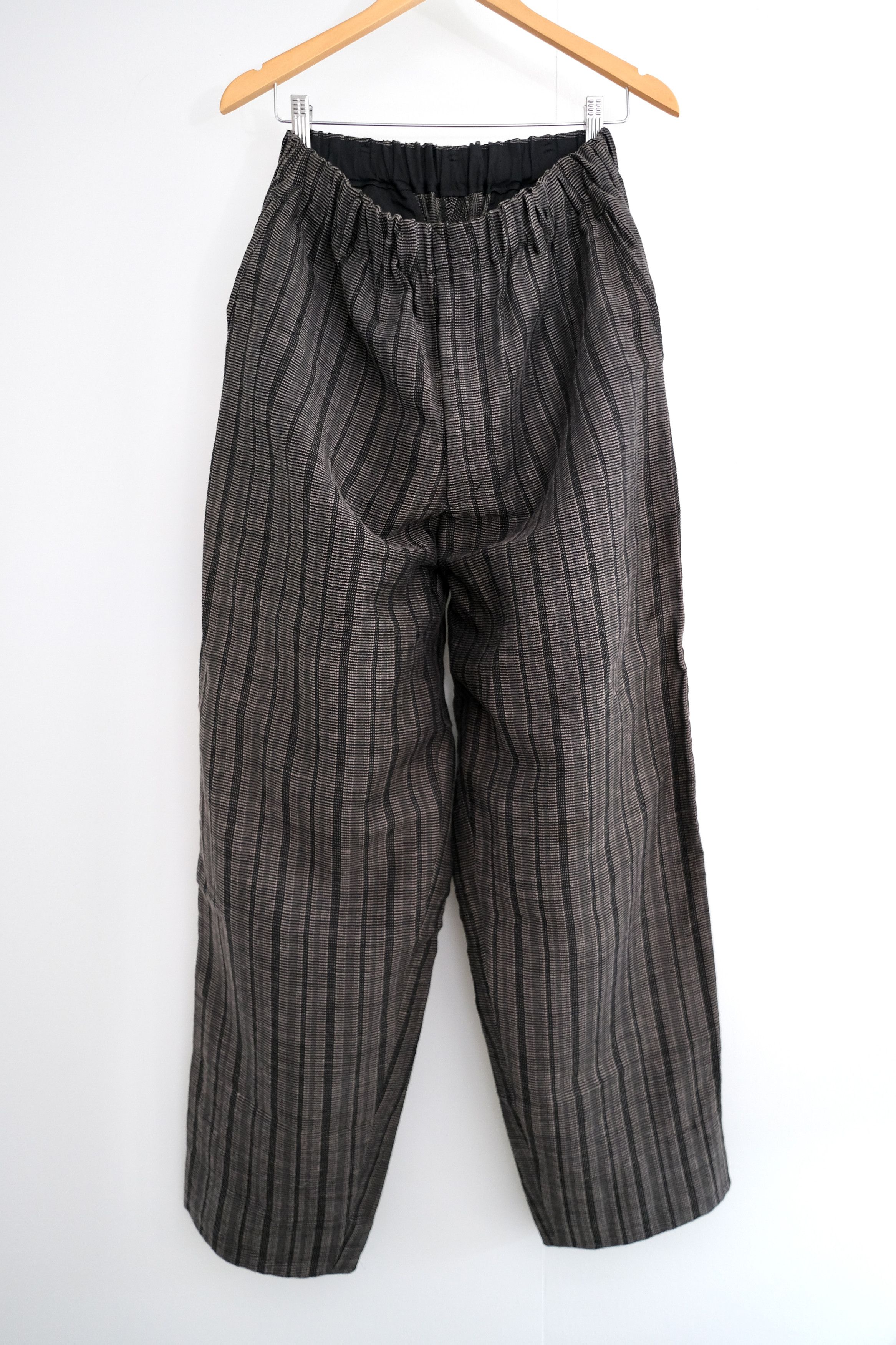 Yohji Yamamoto ? YFM [1990s] Wide Textured Linen Pants | Grailed