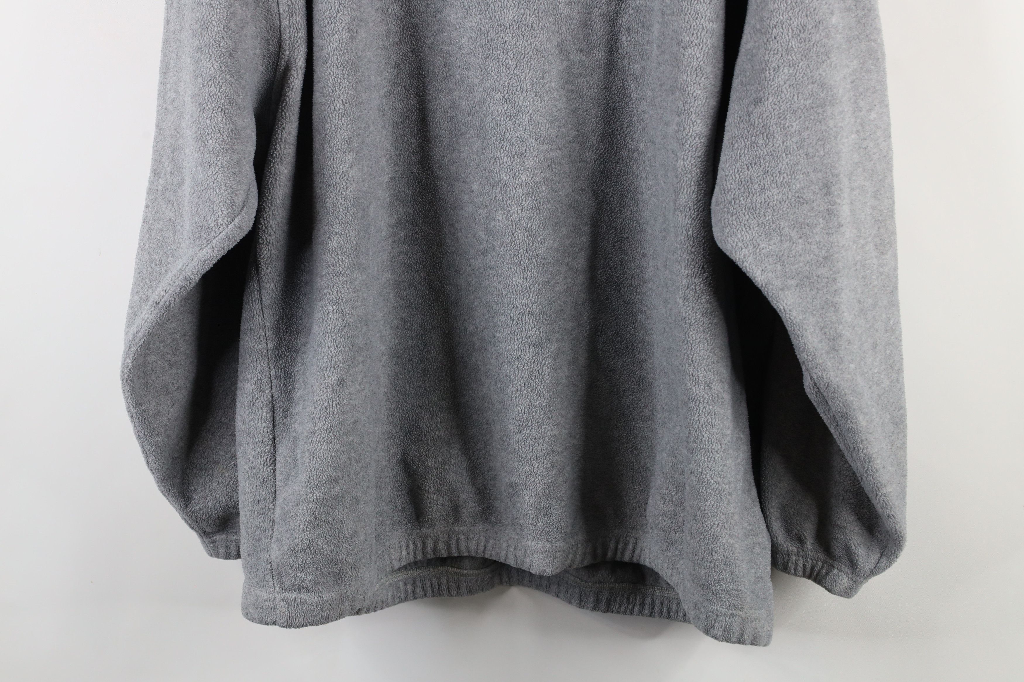 Vintage Vintage 90s Striped State University Fleece Sweater Gray Size US XXL / EU 58 / 5 - 15 Thumbnail
