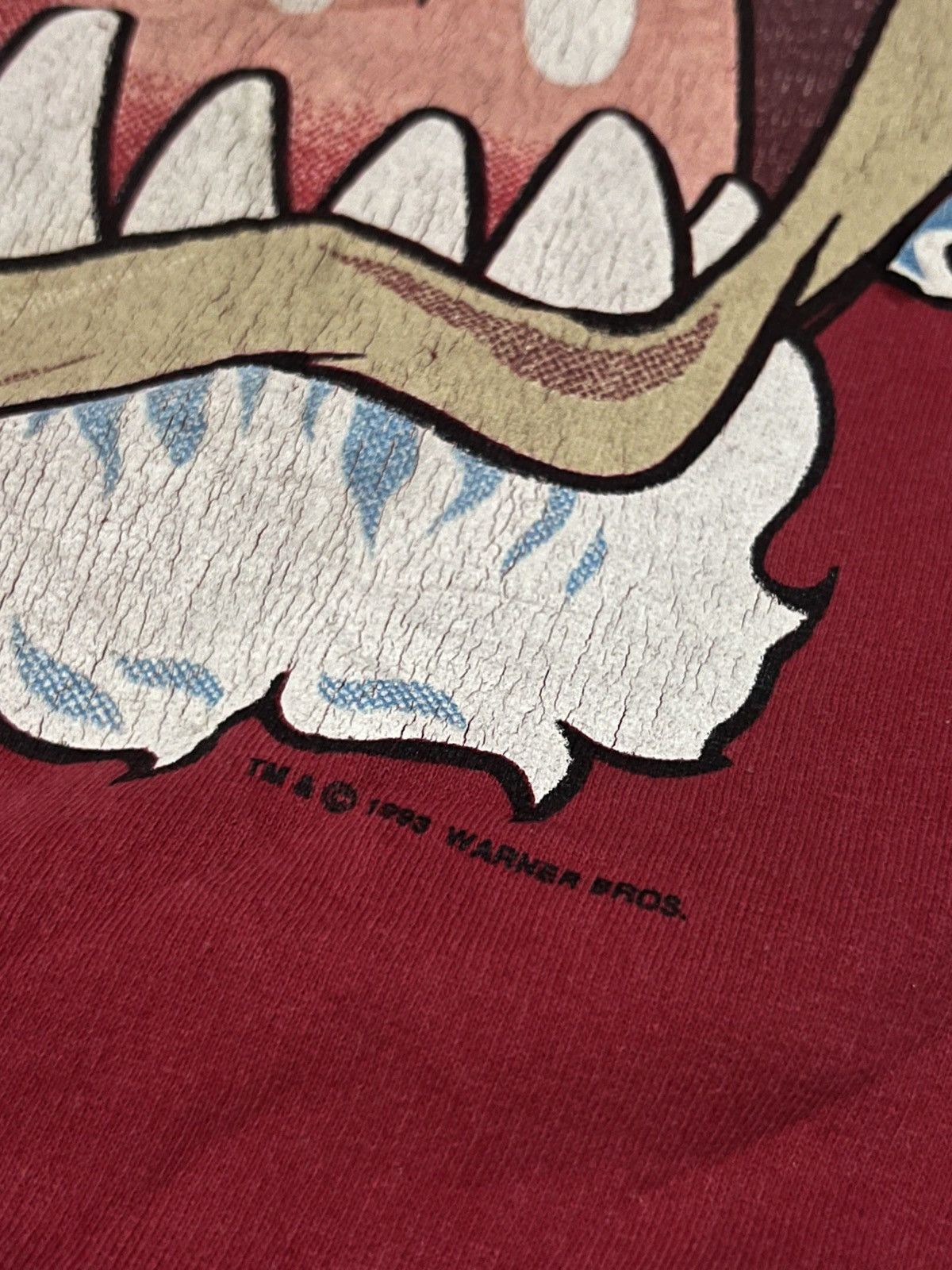Vintage Taz Mania Sweater CrewNeck Size US XL / EU 56 / 4 - 2 Thumbnail