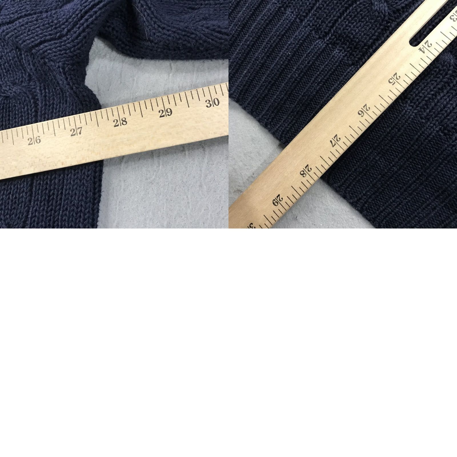 Polo Ralph Lauren VINTAGE Polo Ralph Lauren Sweater Cardigan Mens XL Golf 90s Cable Knit V-Neck Blue Size US XL / EU 56 / 4 - 8 Thumbnail