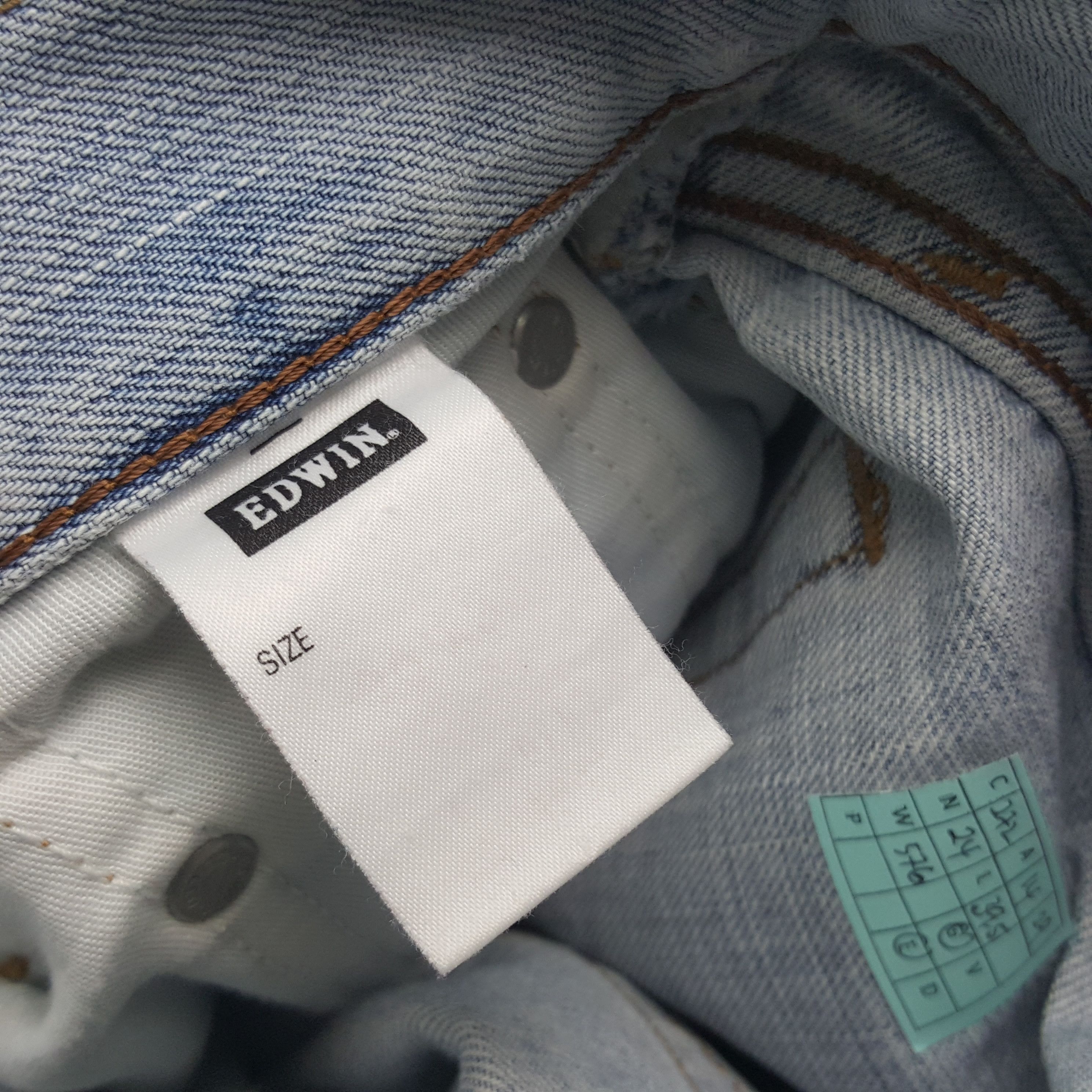 Edwin × Vintage Vintage Edwin Denim Jeans Size US 28 / EU 44 - 9 Thumbnail