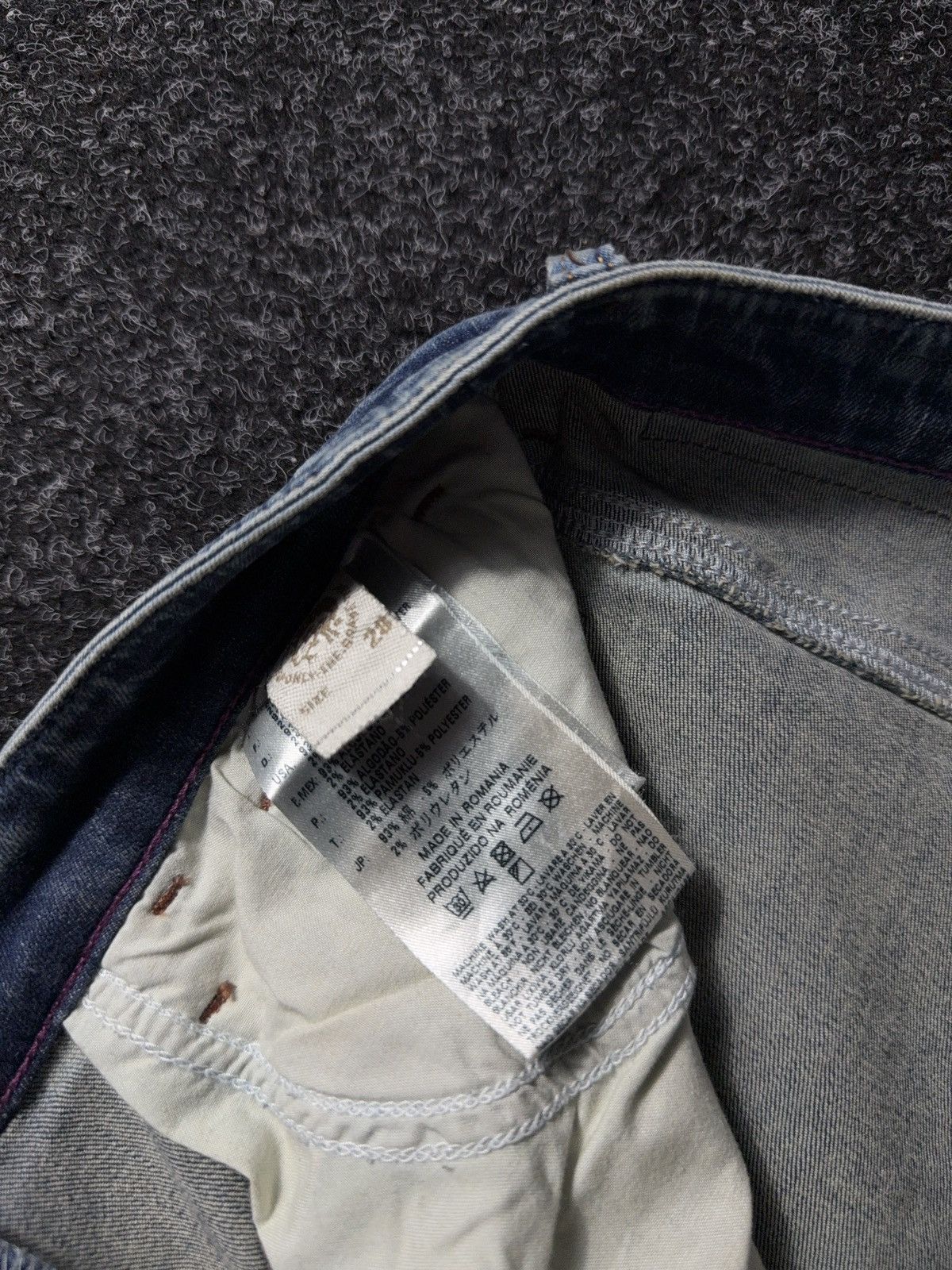 Diesel × If Six Was Nine × Vintage Vintage 90s Y2K Diesel Industry Jeans skinny pants Size 28" / US 6 / IT 42 - 8 Thumbnail
