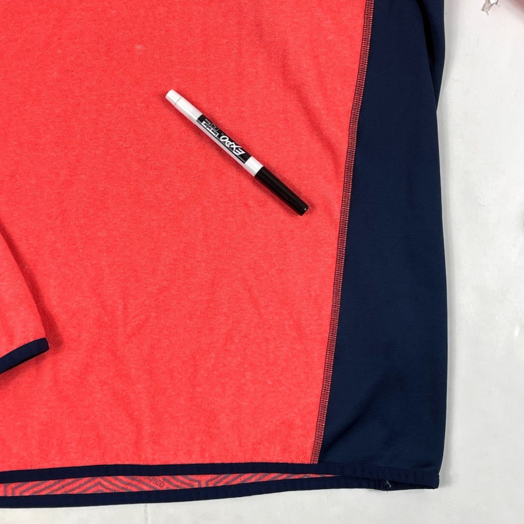 Under Armour Under Armour Sweater Mens M Red Peach ColdGear Infrared 1/4 Zip Fleece Golf PullOver Regular Knit Logo Size US M / EU 48-50 / 2 - 4 Thumbnail