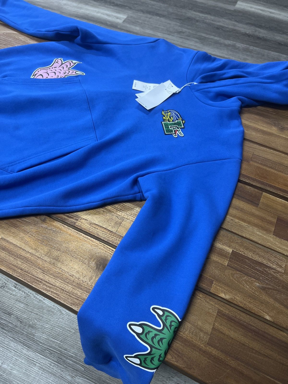 Lacoste Lacoste Comic effect print hoodie Size US XL / EU 56 / 4 - 1 Thumbnail