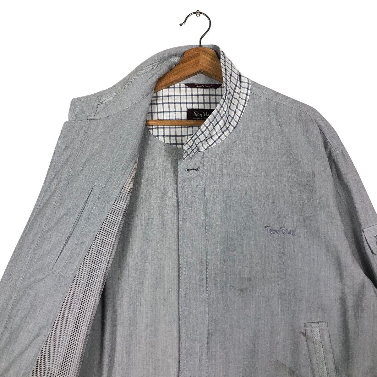 Japanese Brand 🔥Vintage Bomber Jacket Troy Bross Japan Issey Miyake Size US L / EU 52-54 / 3 - 12 Thumbnail
