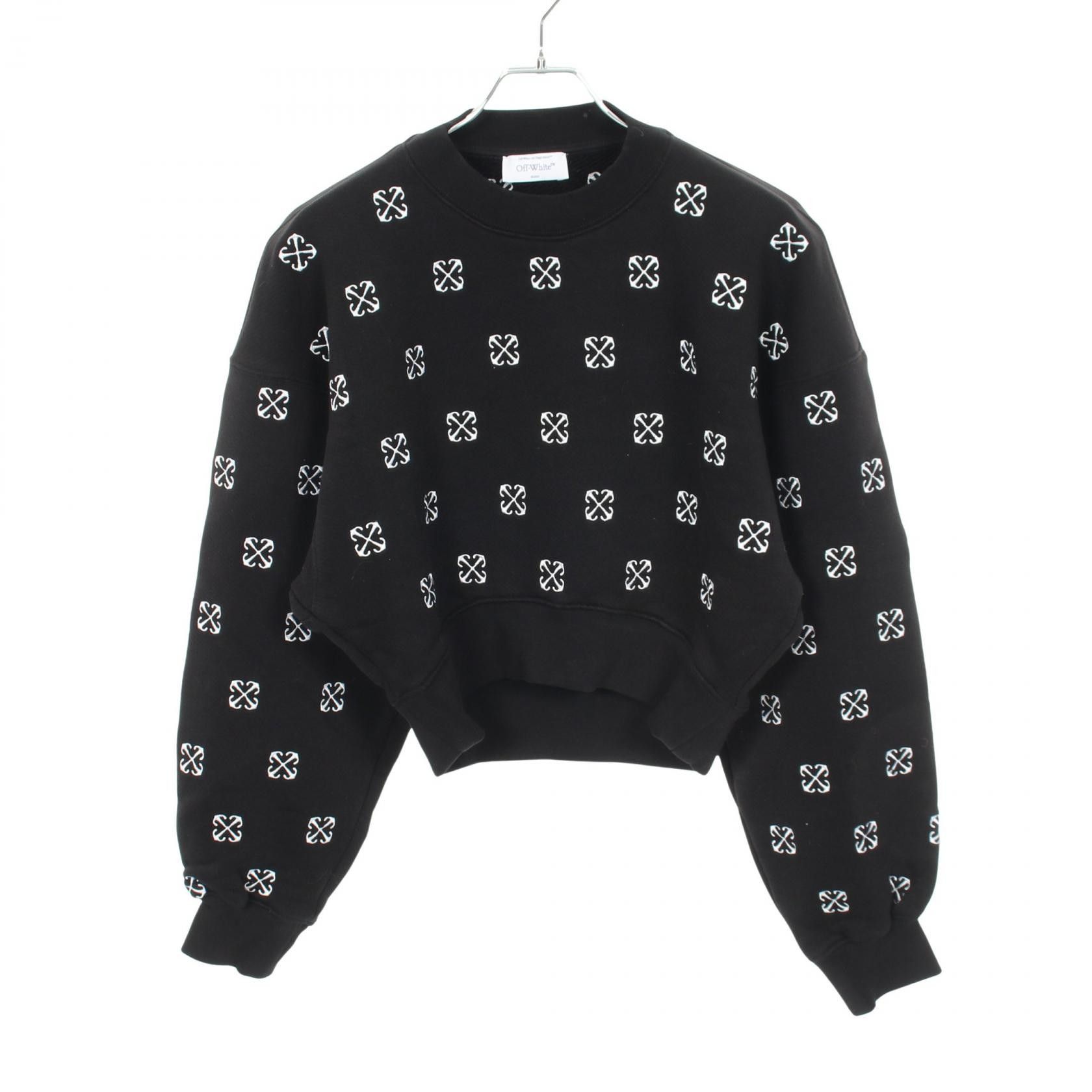 Off-White Off-White Off-White Cotton Sweatshirt Textile Sweatshirts & Hoodies OWBA079F24FLE002 DUTY FREE for USA Size ONE SIZE - 1 Thumbnail
