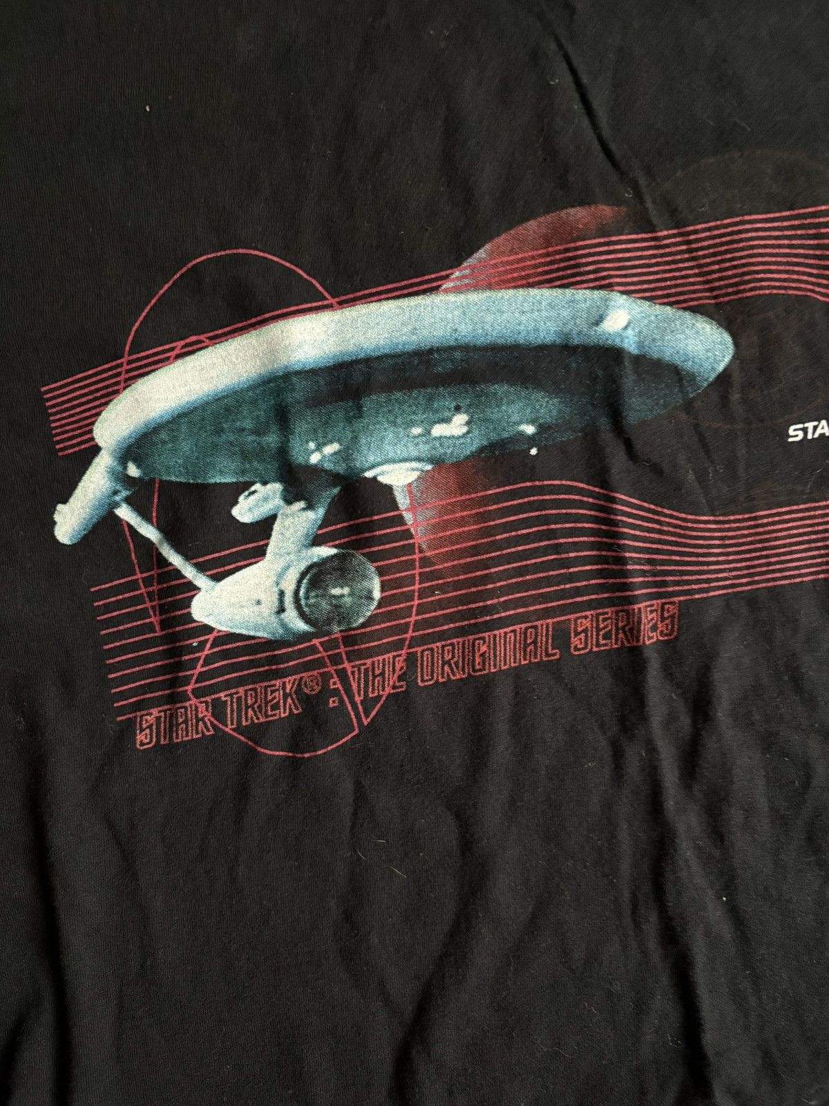 Vintage 1999 Star Trek 'A Bold New Millenium' Promo Serial T-Shirt Size US L / EU 52-54 / 3 - 3 Thumbnail