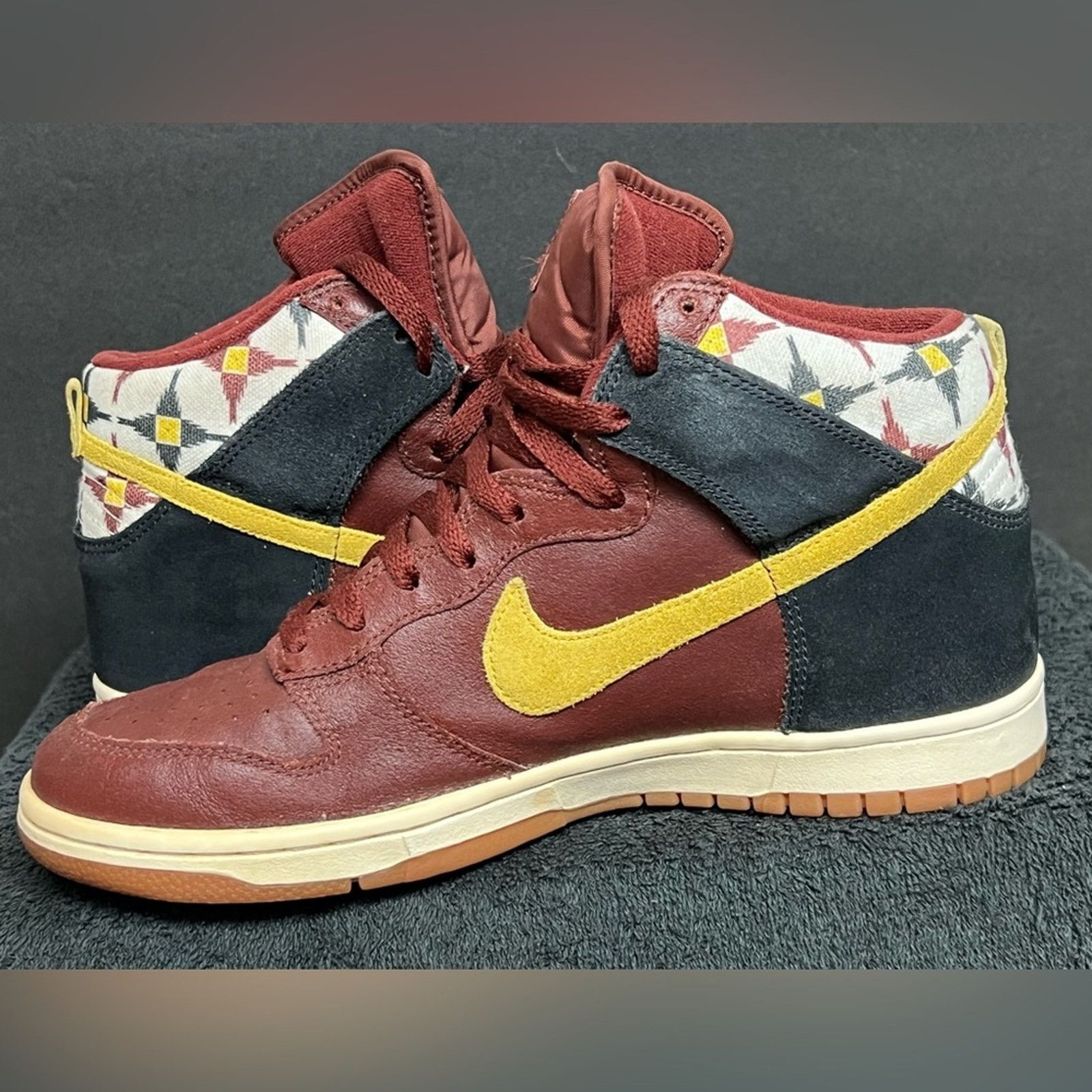 Nike Nike Dunk High " Aztec " Oxen Brown Lion Black SZ 8 RARE EUC Size US 8 / EU 41 - 3 Thumbnail