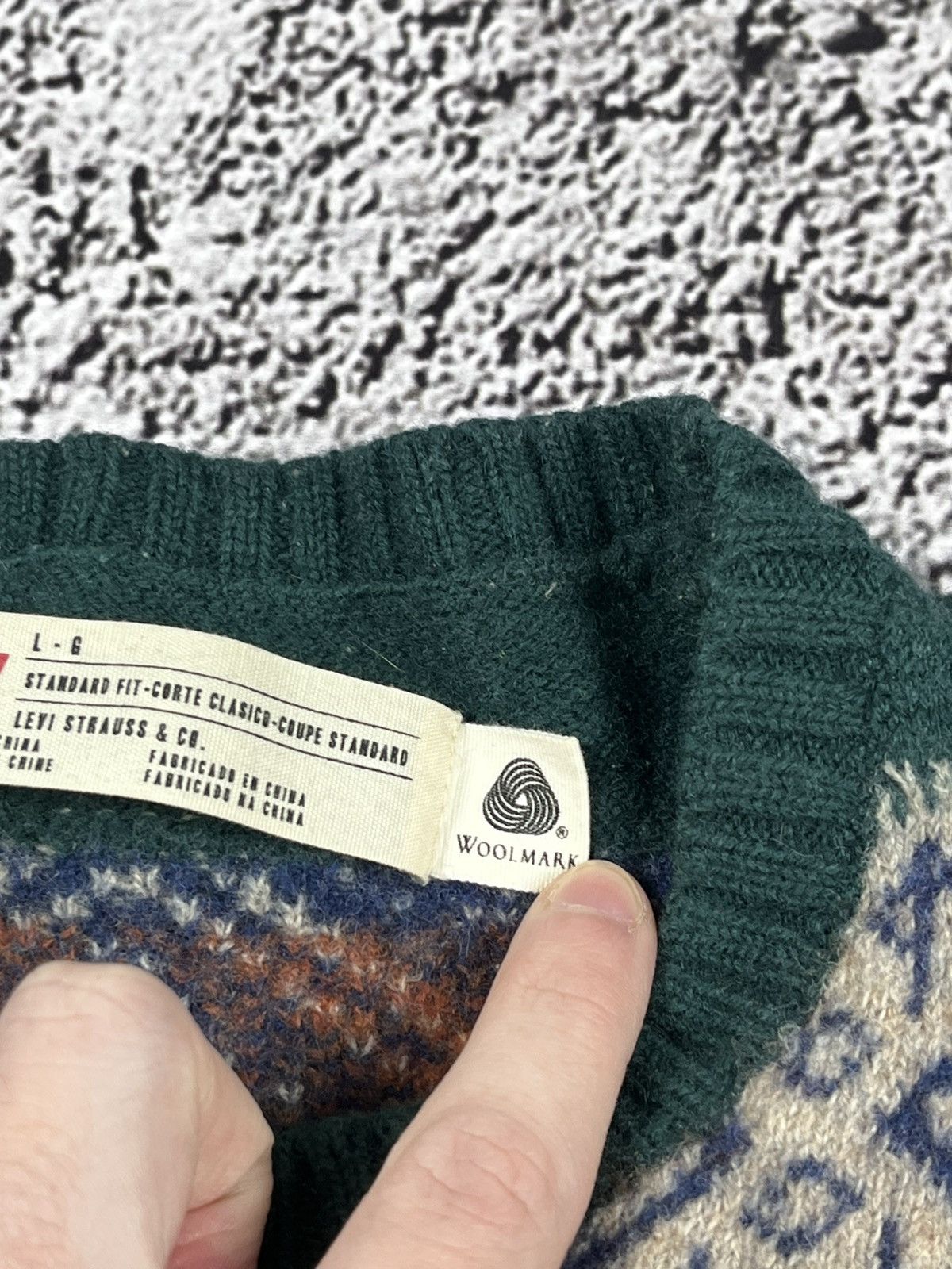 Levi's Vintage Clothing Vintage Y2K Levi’s wool sweater 00s style streetwear Size US S / EU 44-46 / 1 - 4 Thumbnail