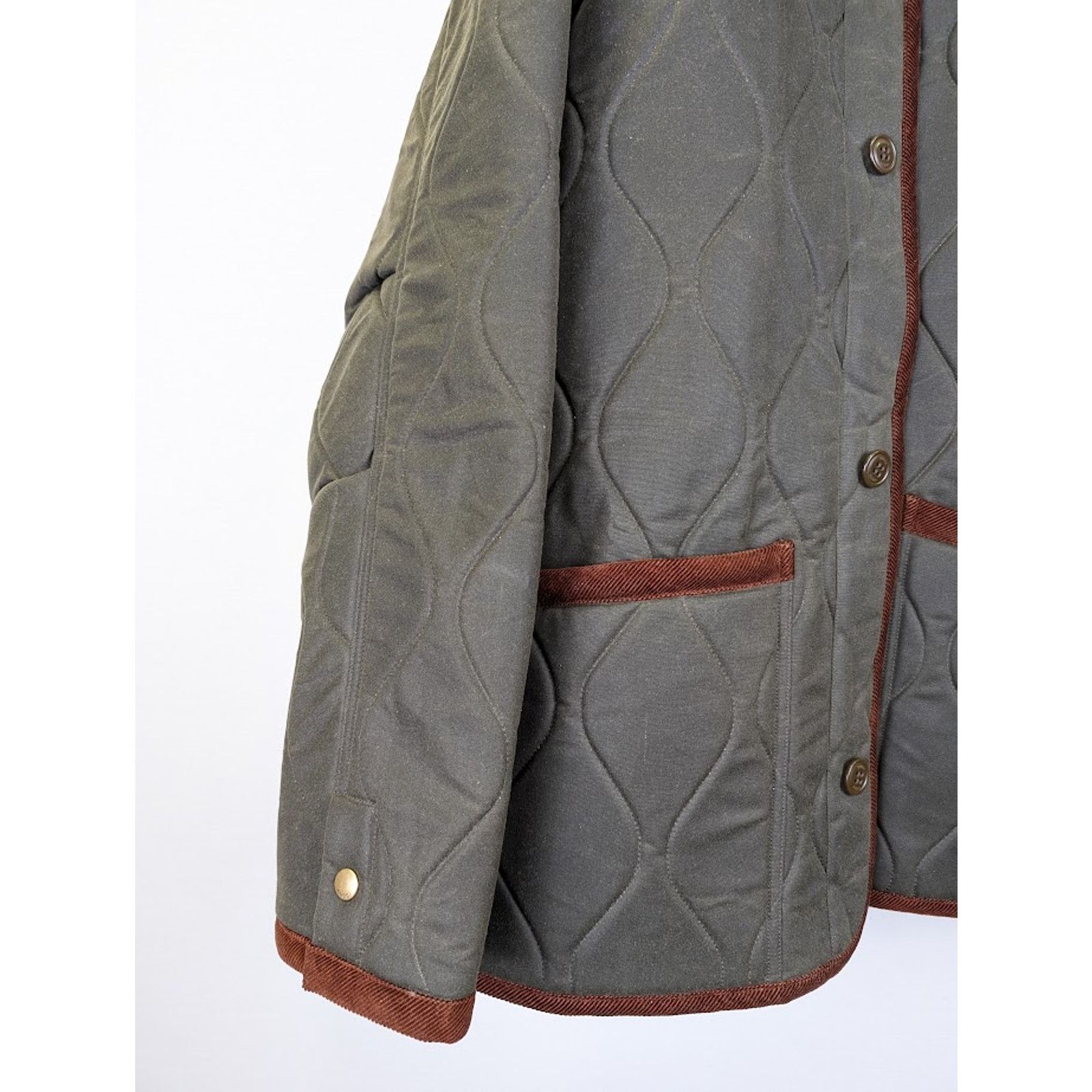 Gucci o1rshd1 Caban Waxed Cotton Jacket in Shrub/Mix Size US L / EU 52-54 / 3 - 4 Thumbnail
