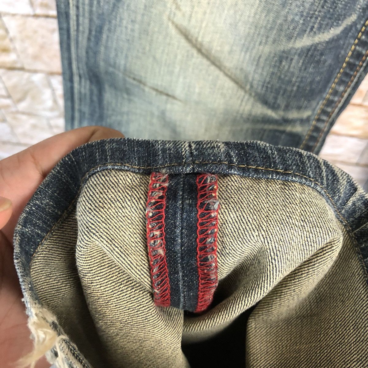 Levi's 507 Levis Blue Denim jeans Pants #7571 Size US 31 - 12 Thumbnail