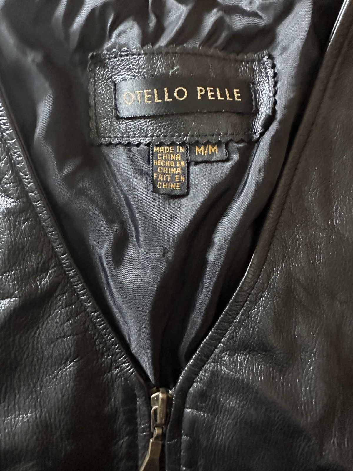 Other Otello Pelle 1990 vintage leather vest Size US M / EU 48-50 / 2 - 3 Thumbnail