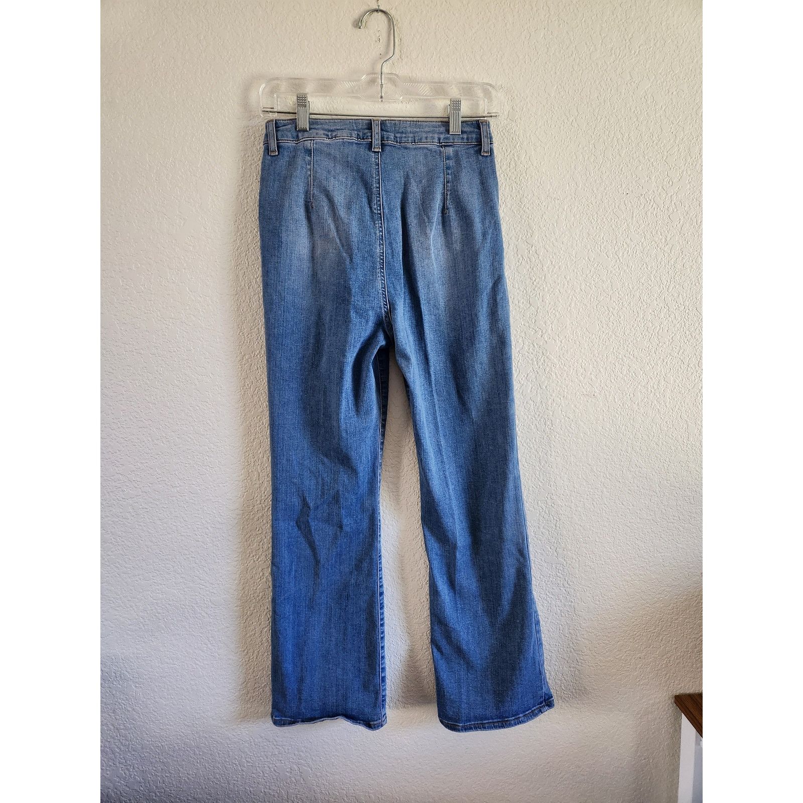 Asos Asos Design No Back Pocket Women's Light Wash Denim Jeans-28 Size 28" / US 6 / IT 42 - 2 Thumbnail