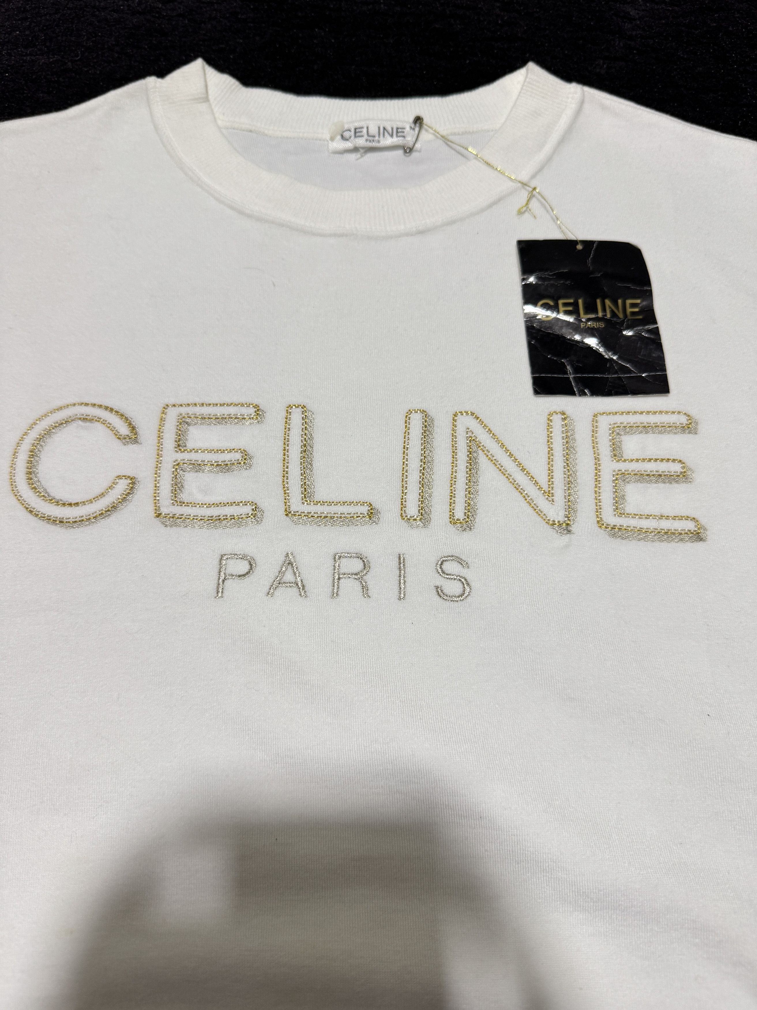 Celine Vintage Celine Paris Embroidered Japan Edition Sweatshirt Size US M / EU 48-50 / 2 - 3 Thumbnail